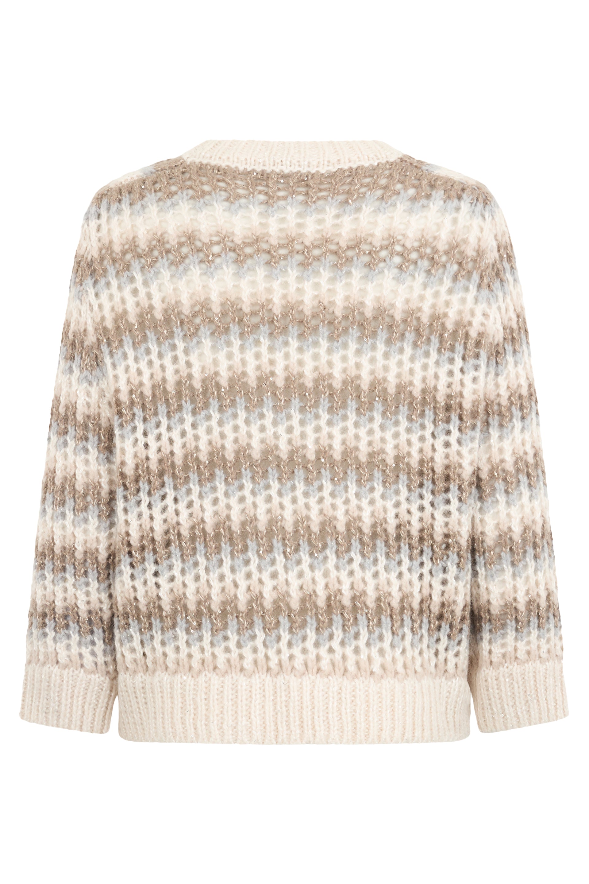 Stylish and versatile striped sweater.