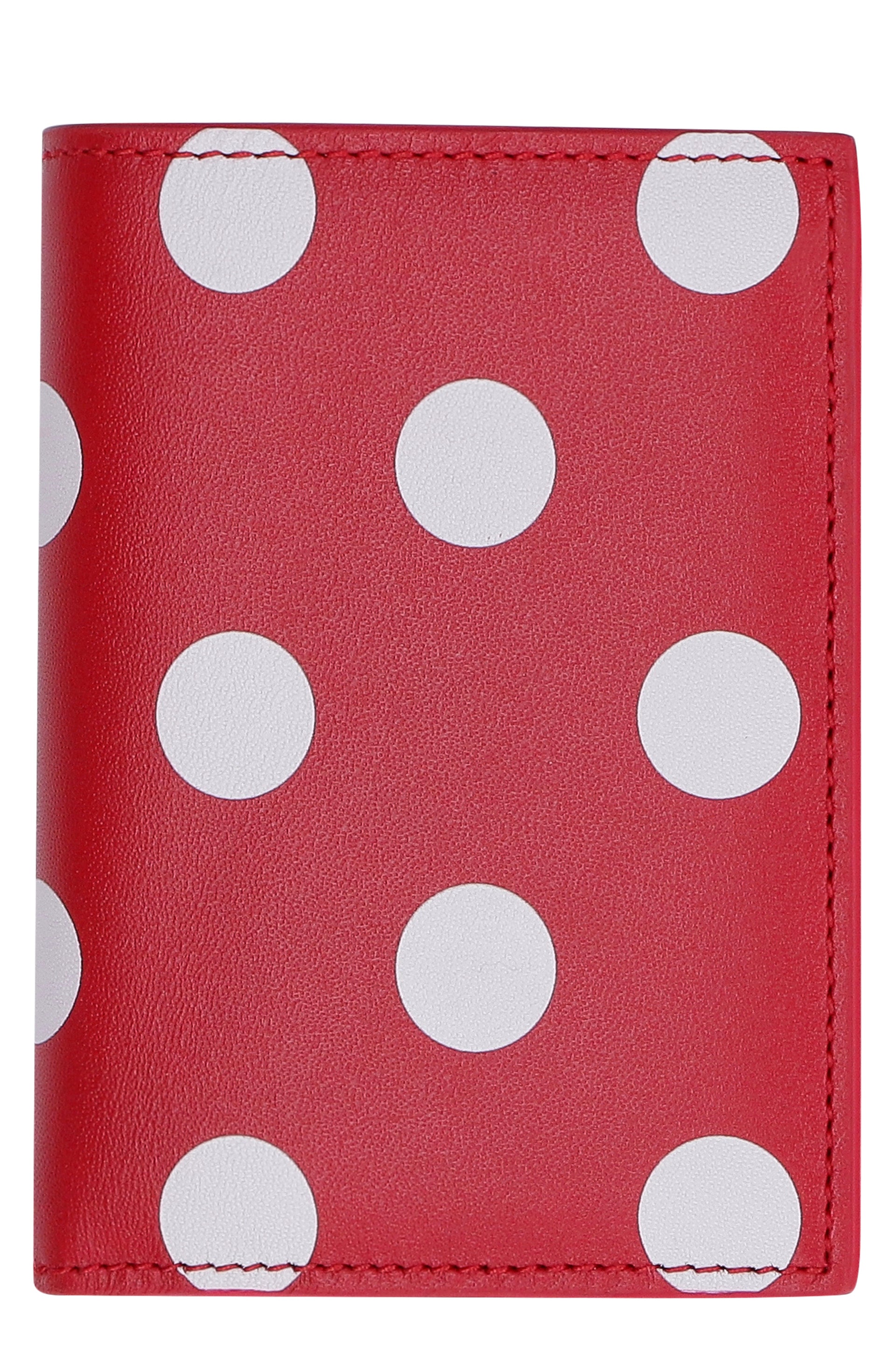 Printed leather wallet