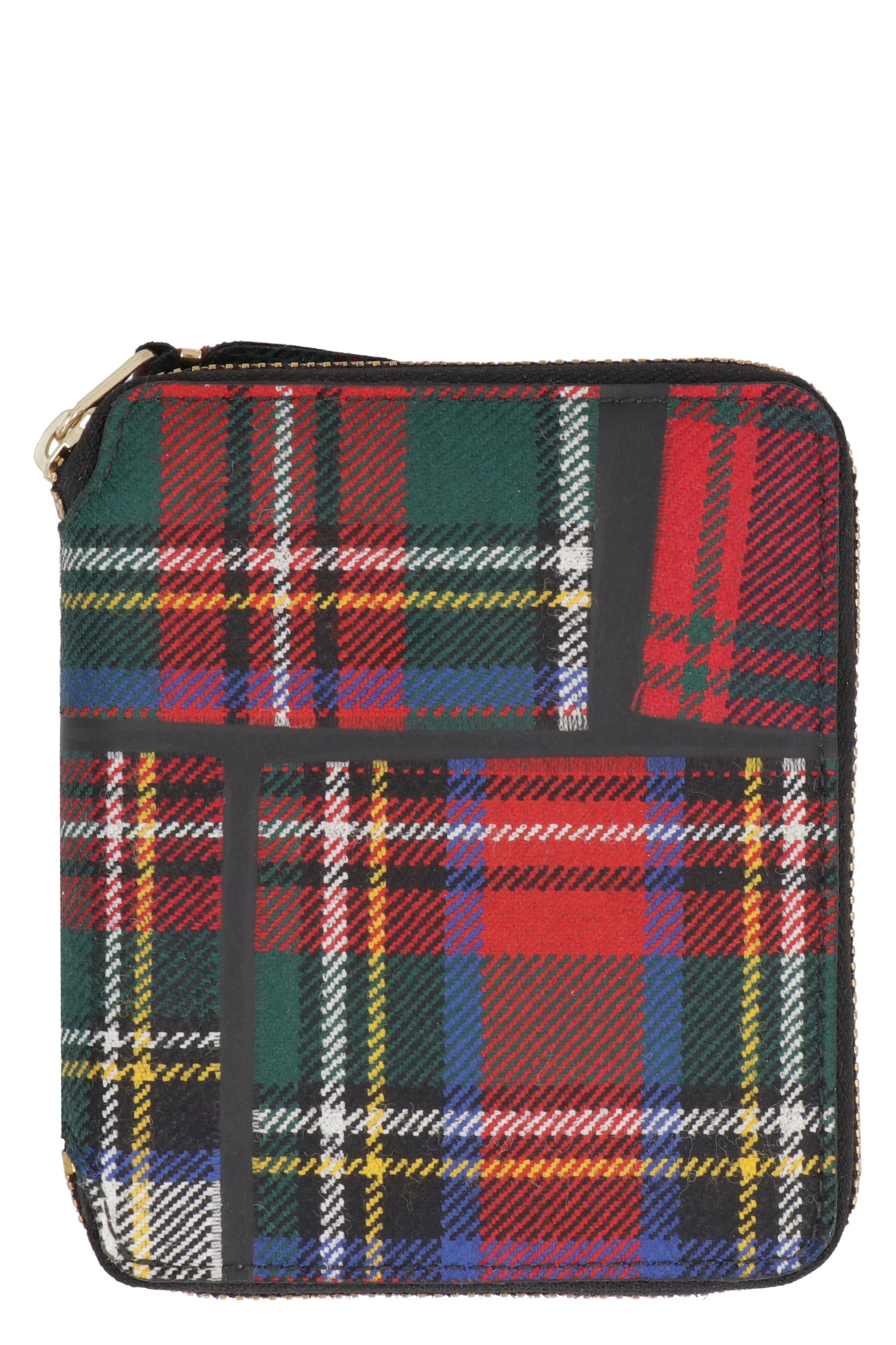 Tartan motif wallet