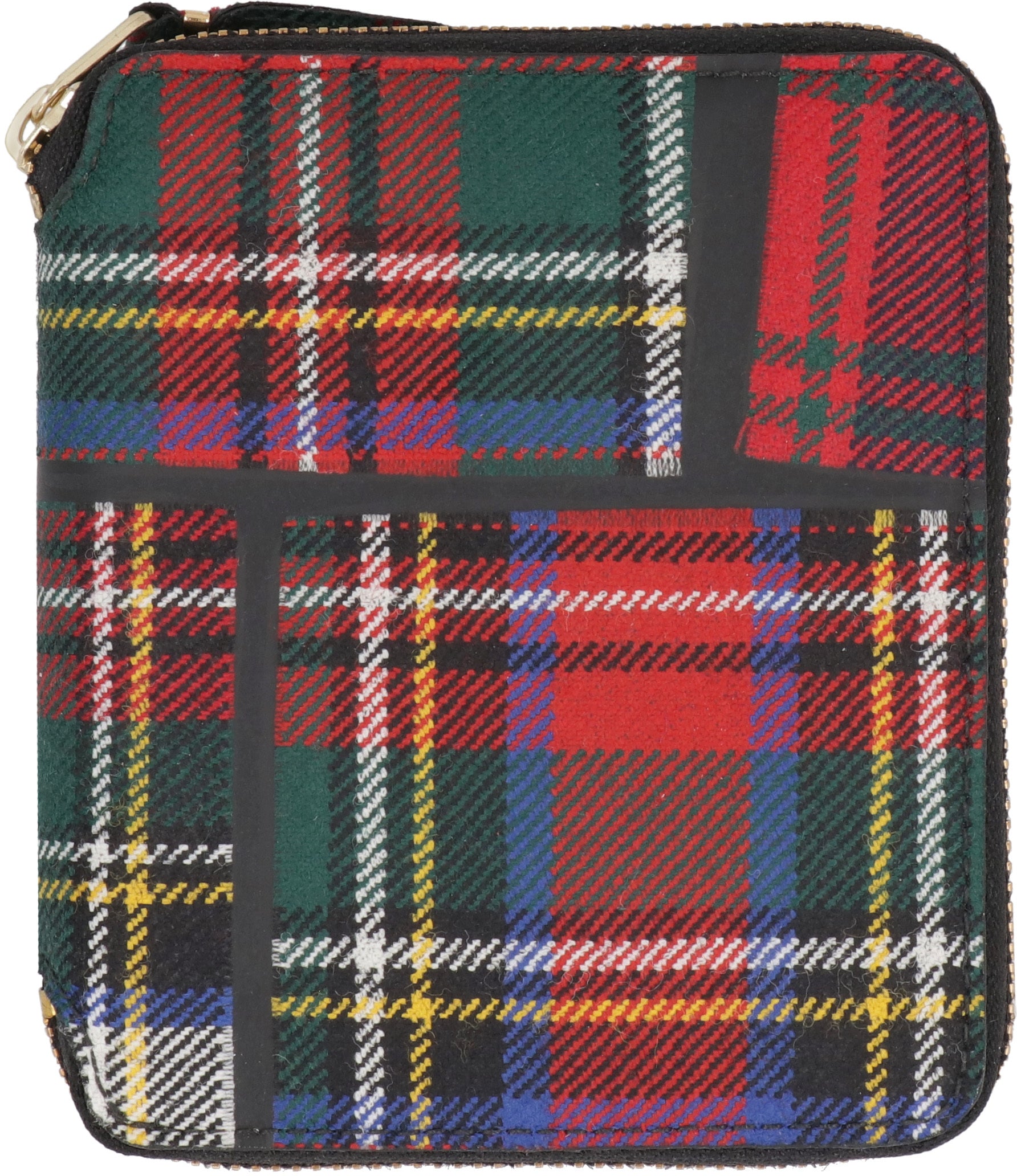 Tartan motif wallet