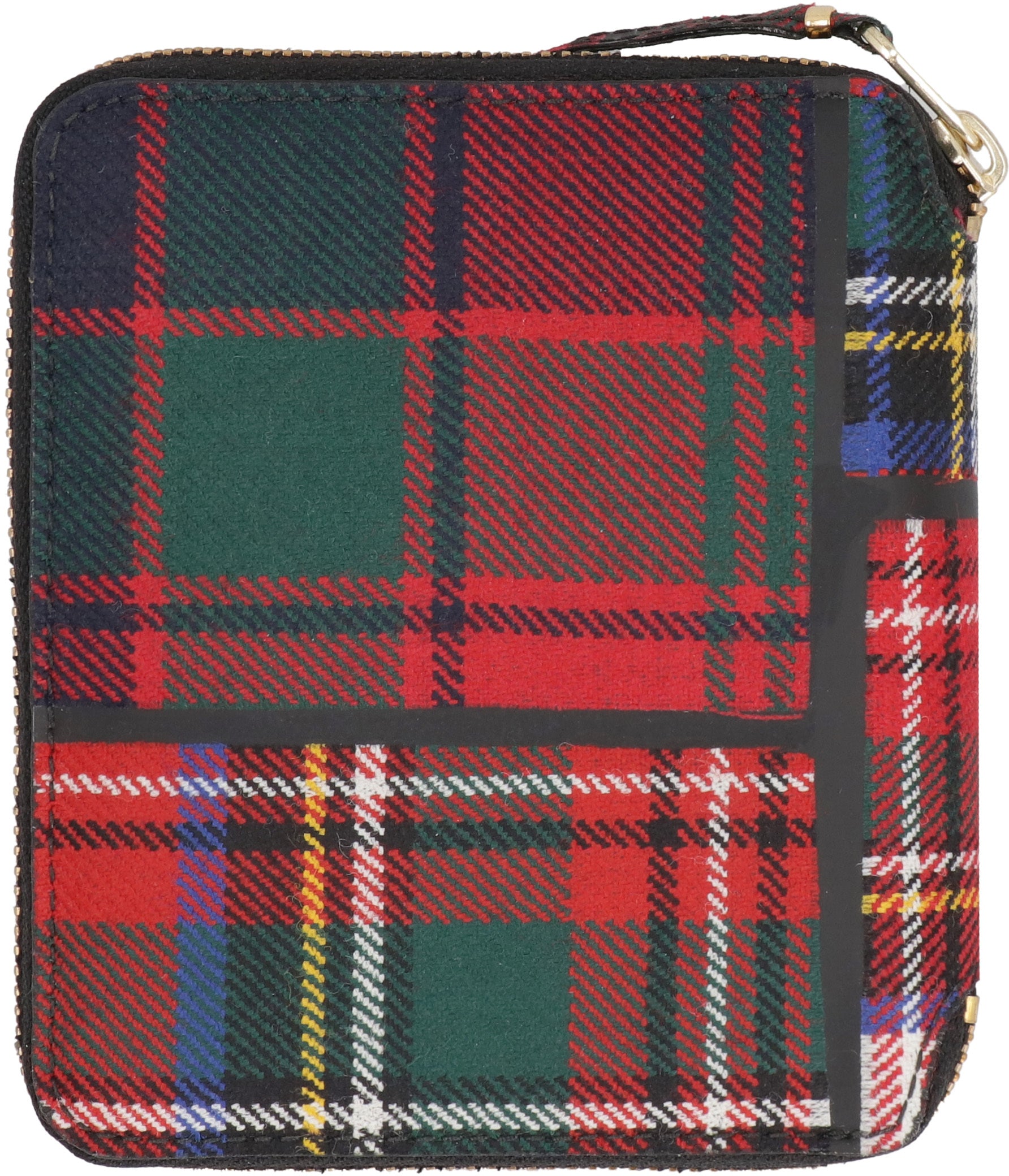 Tartan motif wallet