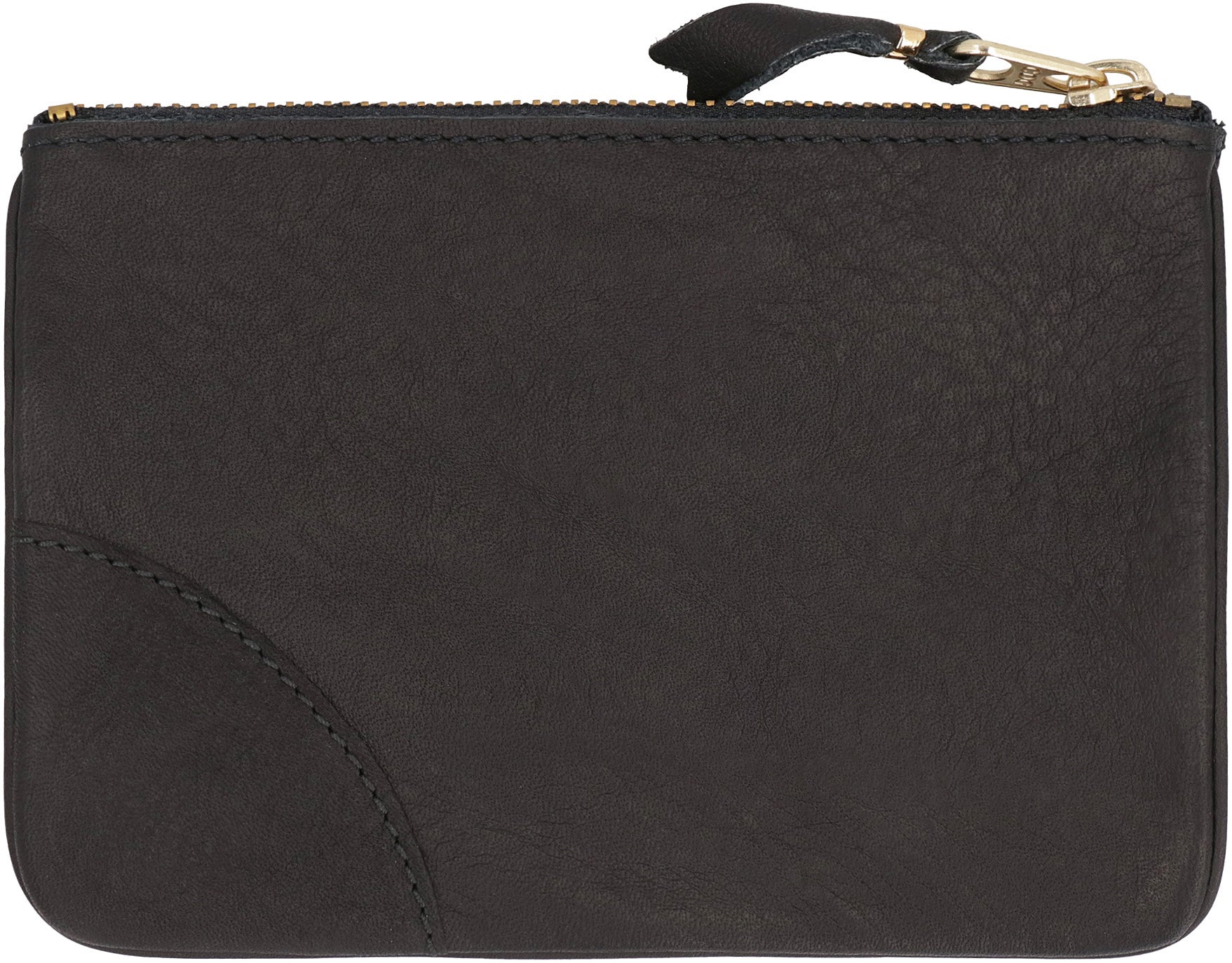 Small leather flat pouch