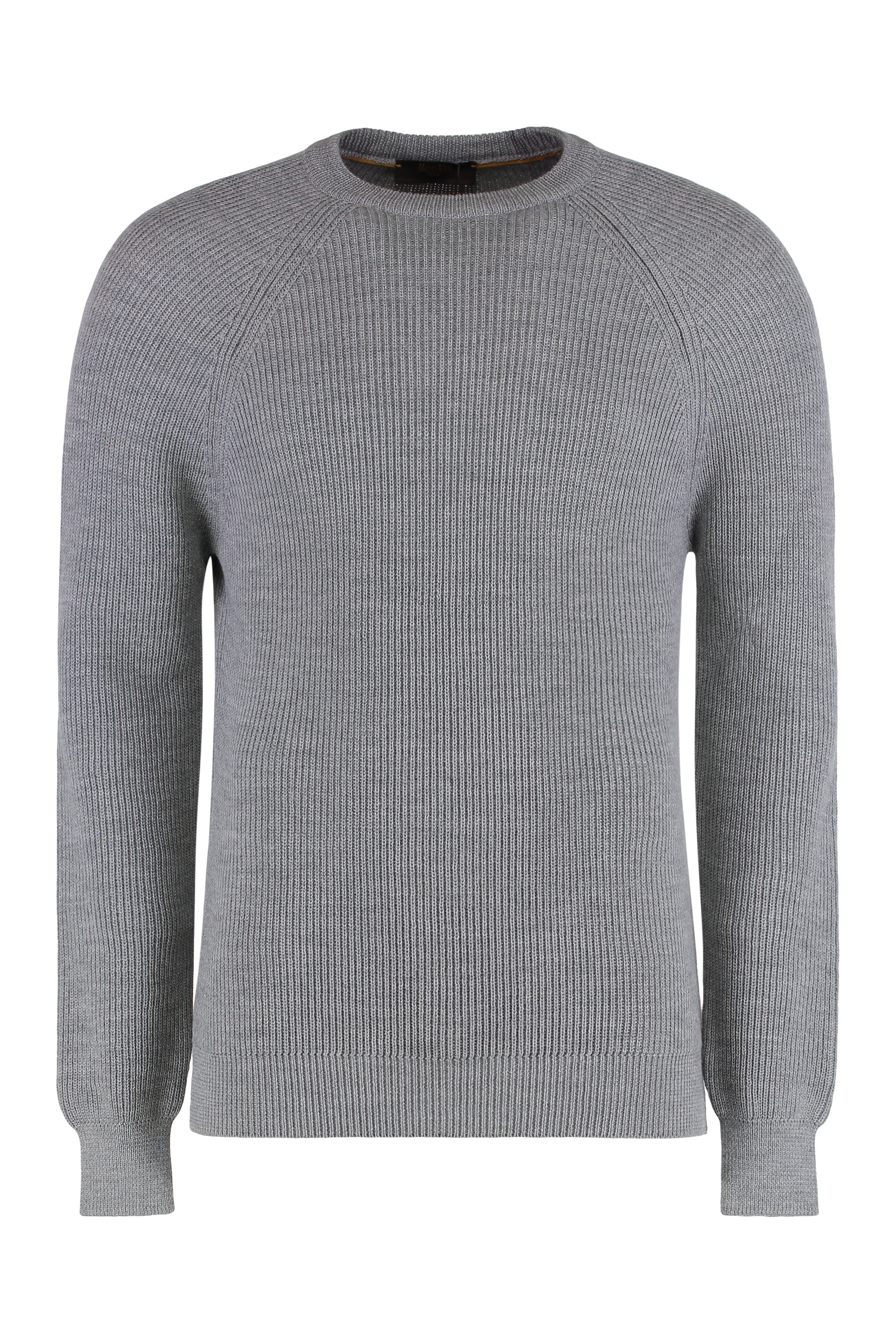 Crew neck sweater in wool