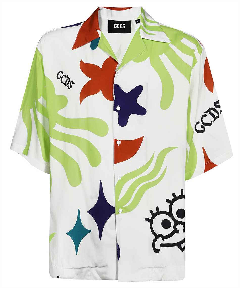 Printed viscose shirt