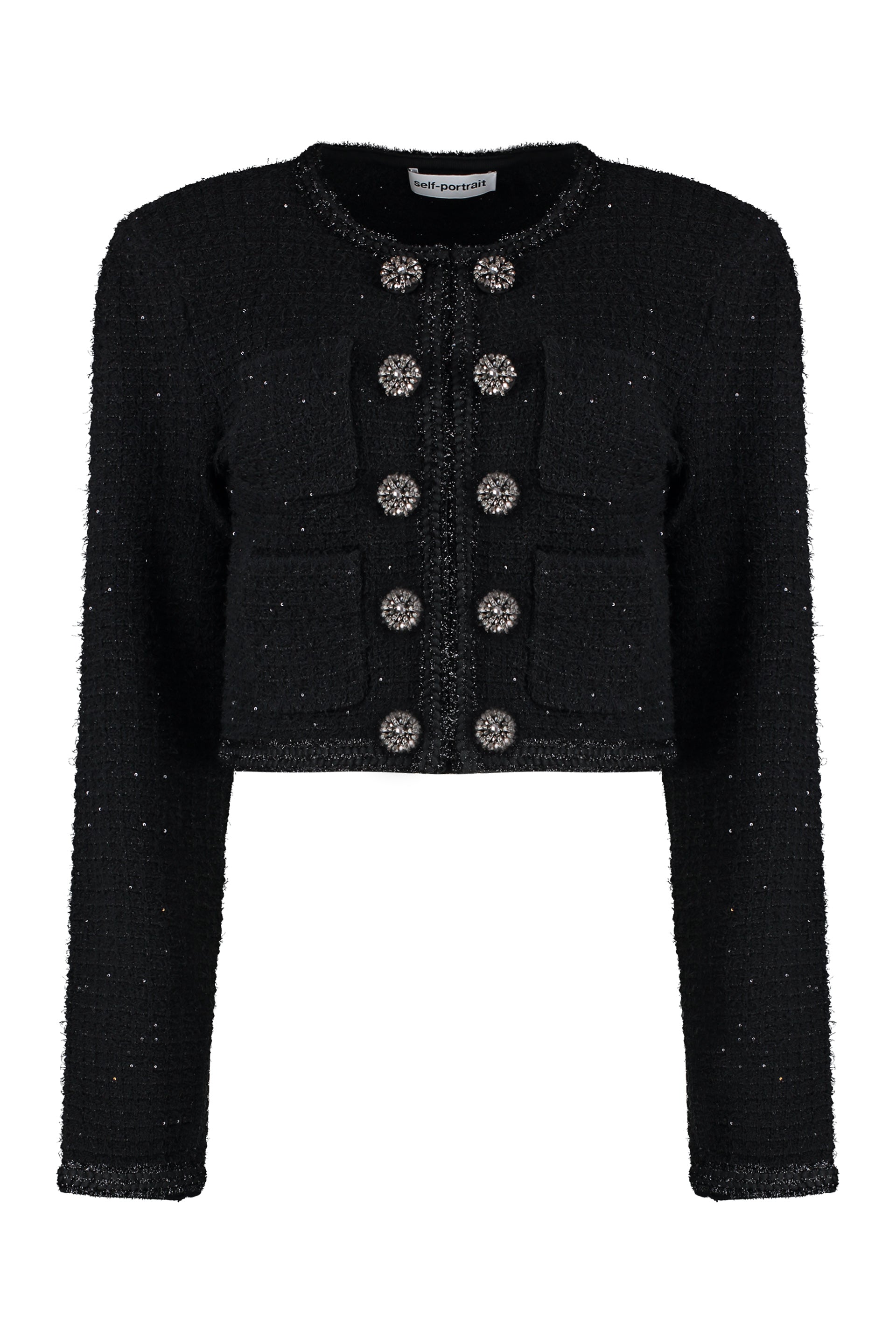 Boucle knit jacket