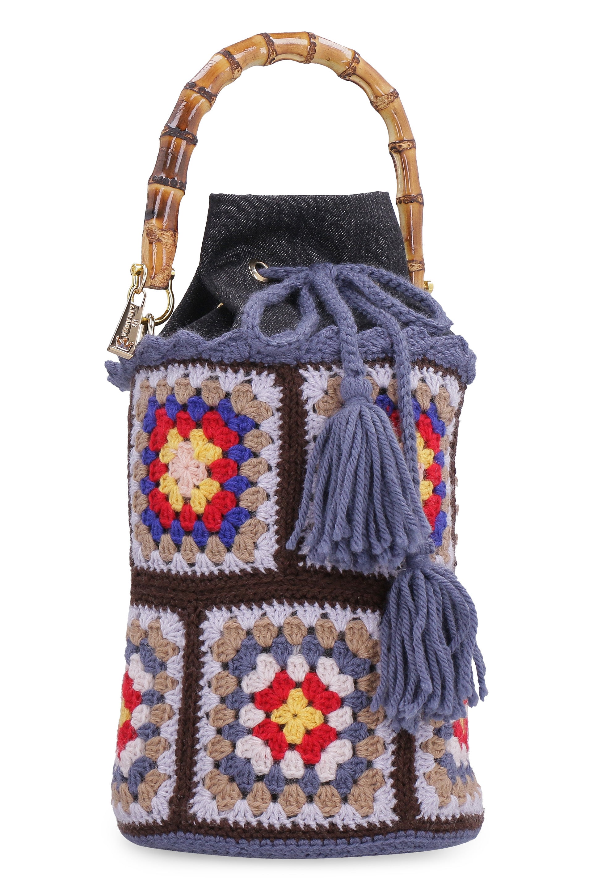 Crochet bucket bag