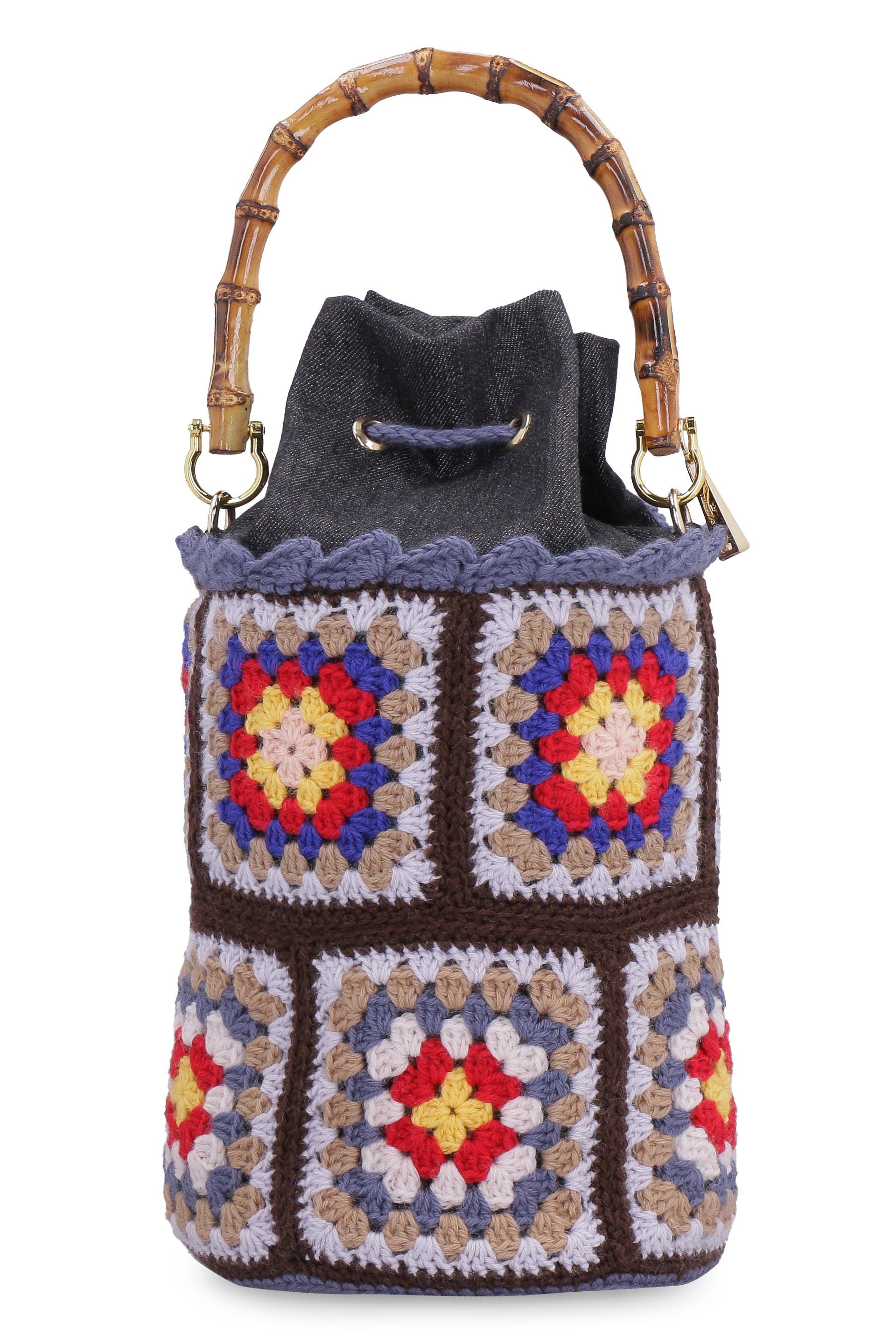 Crochet bucket bag