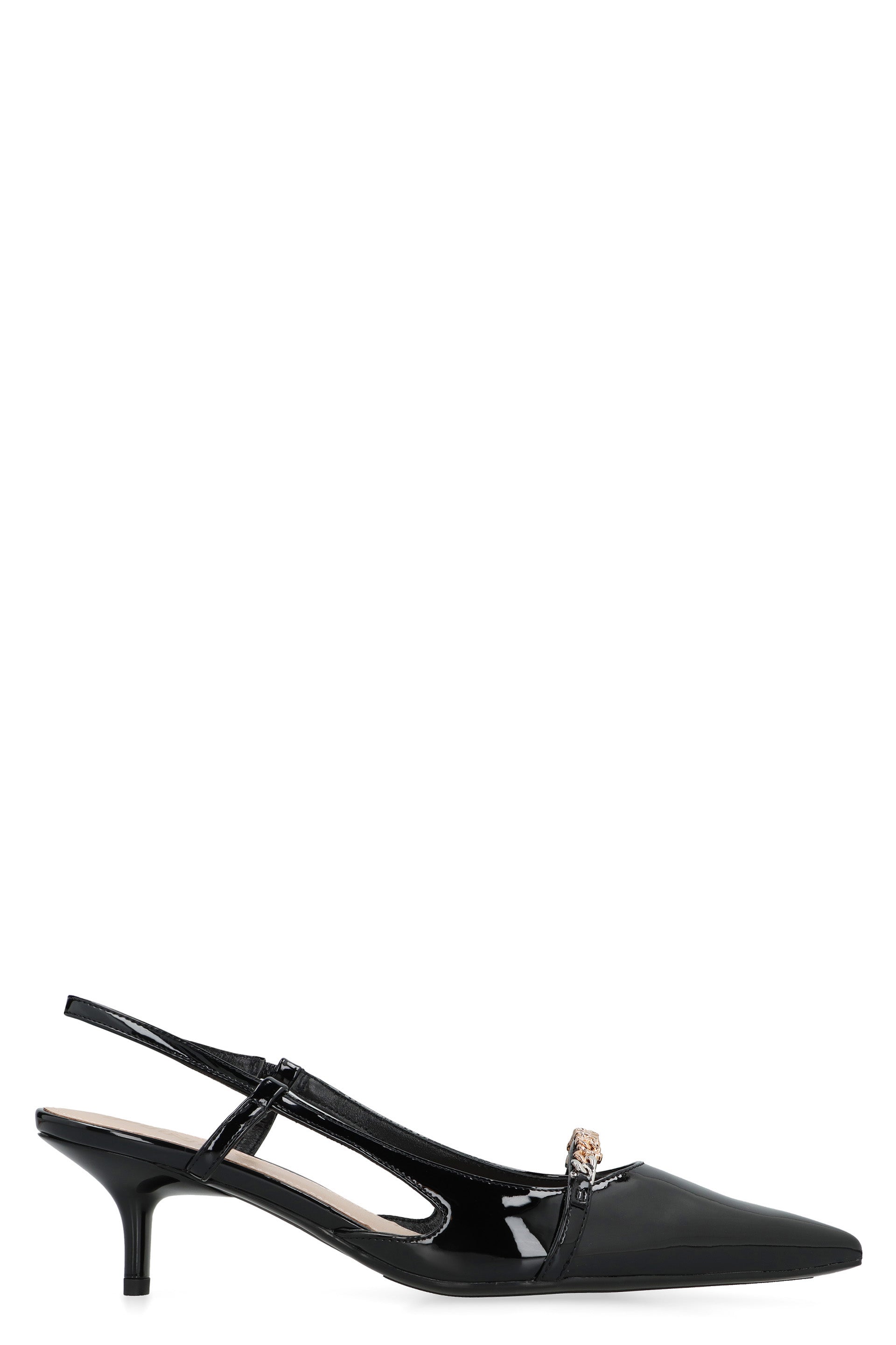 Gloria Patent leather slingback pumps