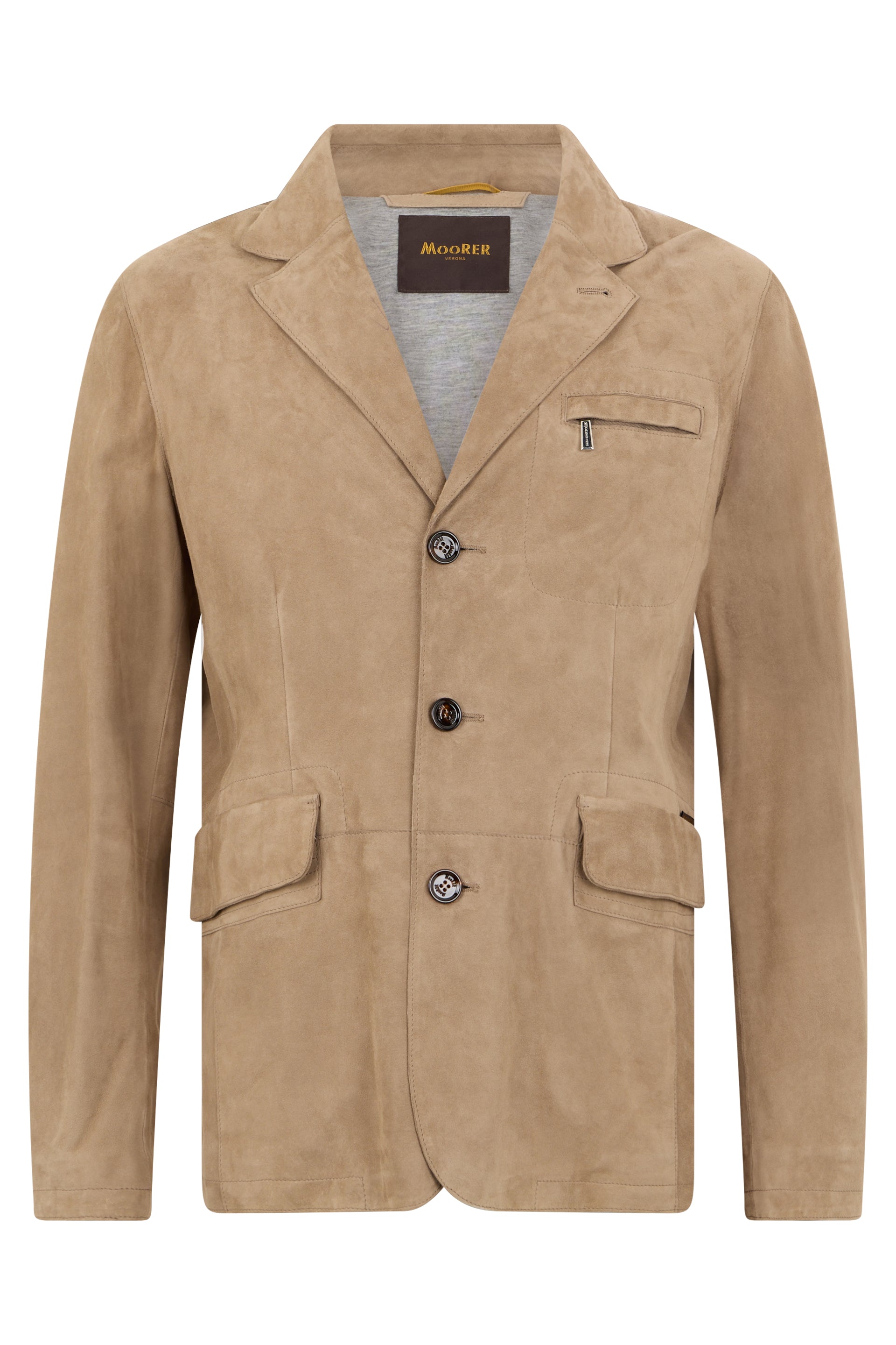 Light beige jacket with two buttons