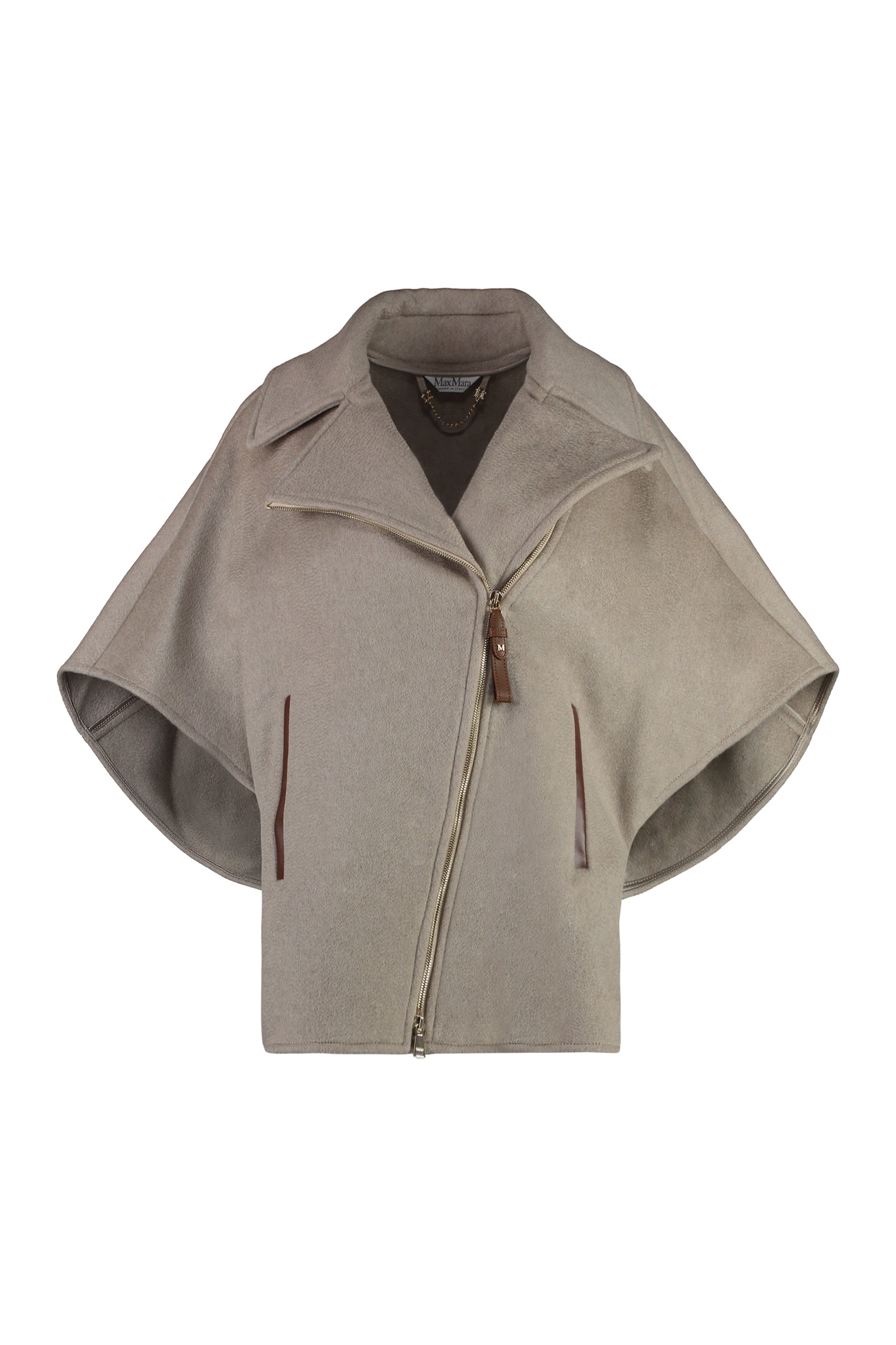 Segnale cashmere cape-coat