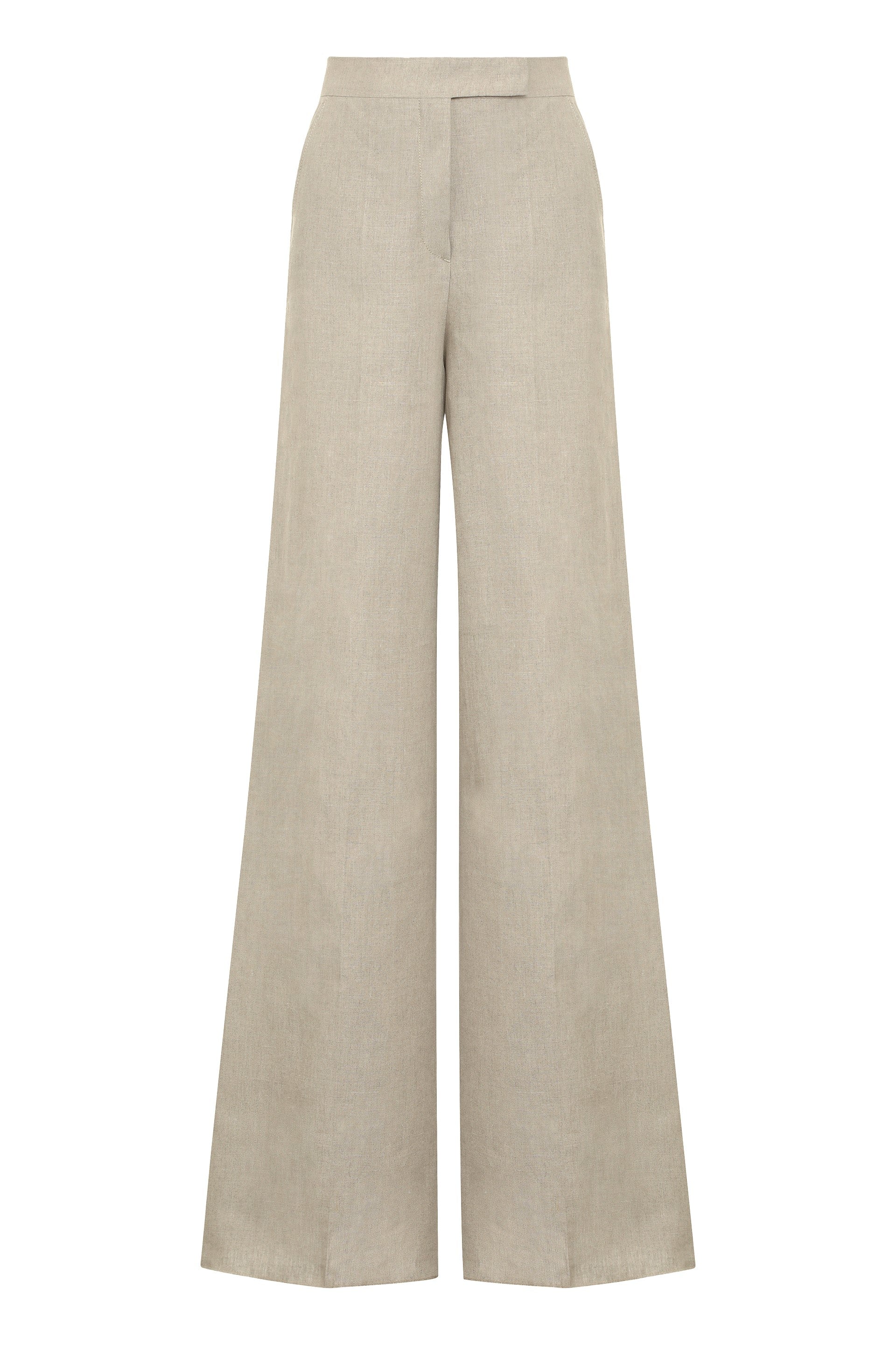 Sequoia linen wide leg trousers