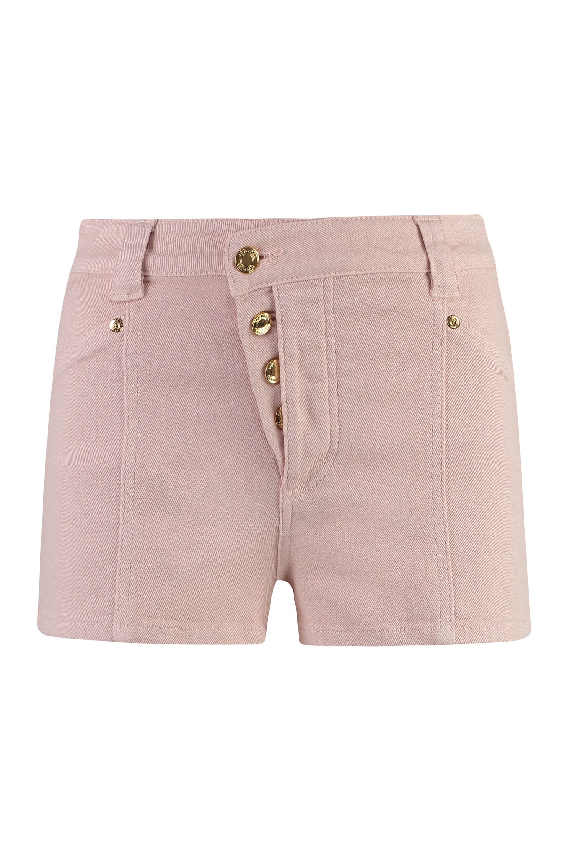 Stretch cotton shorts