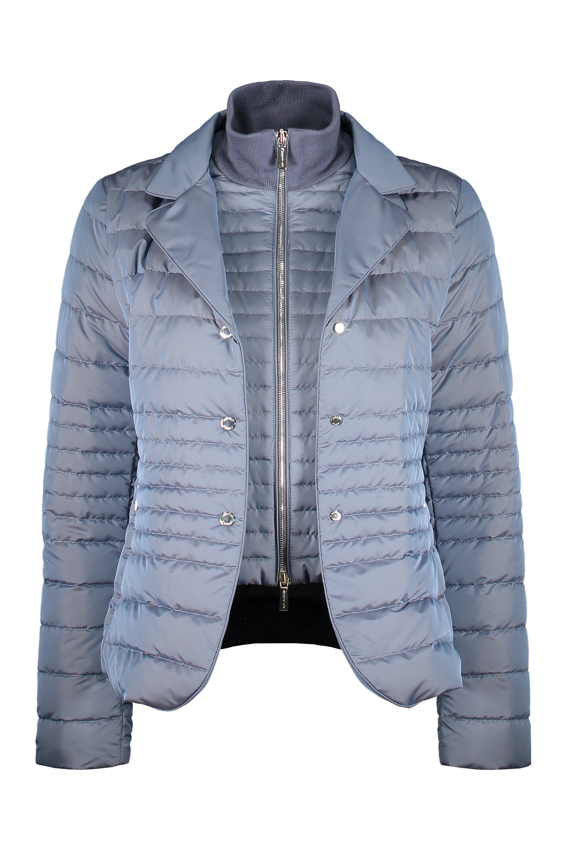 Layered jacket with removable internal waistcoat