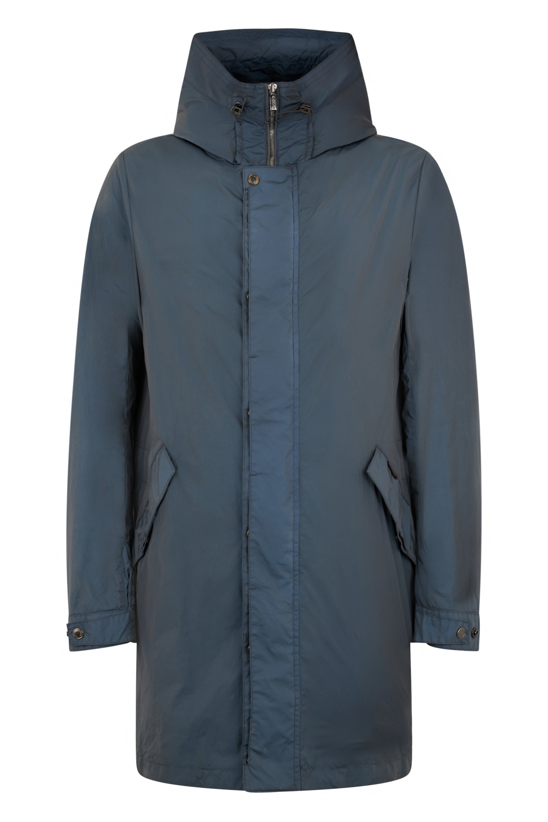 Elegant and functional blue jacket