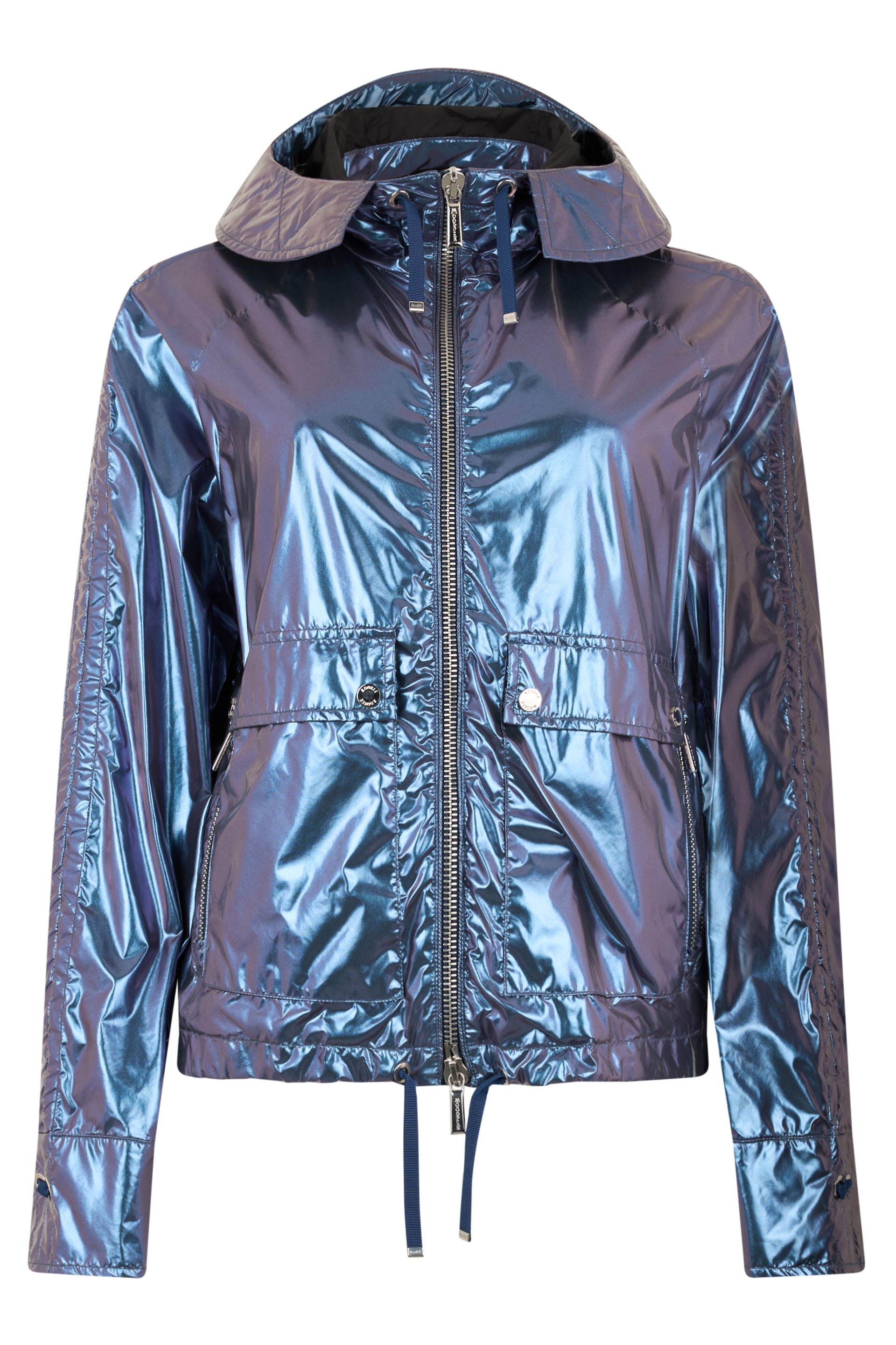 Light elegant jacket with adjustable hood