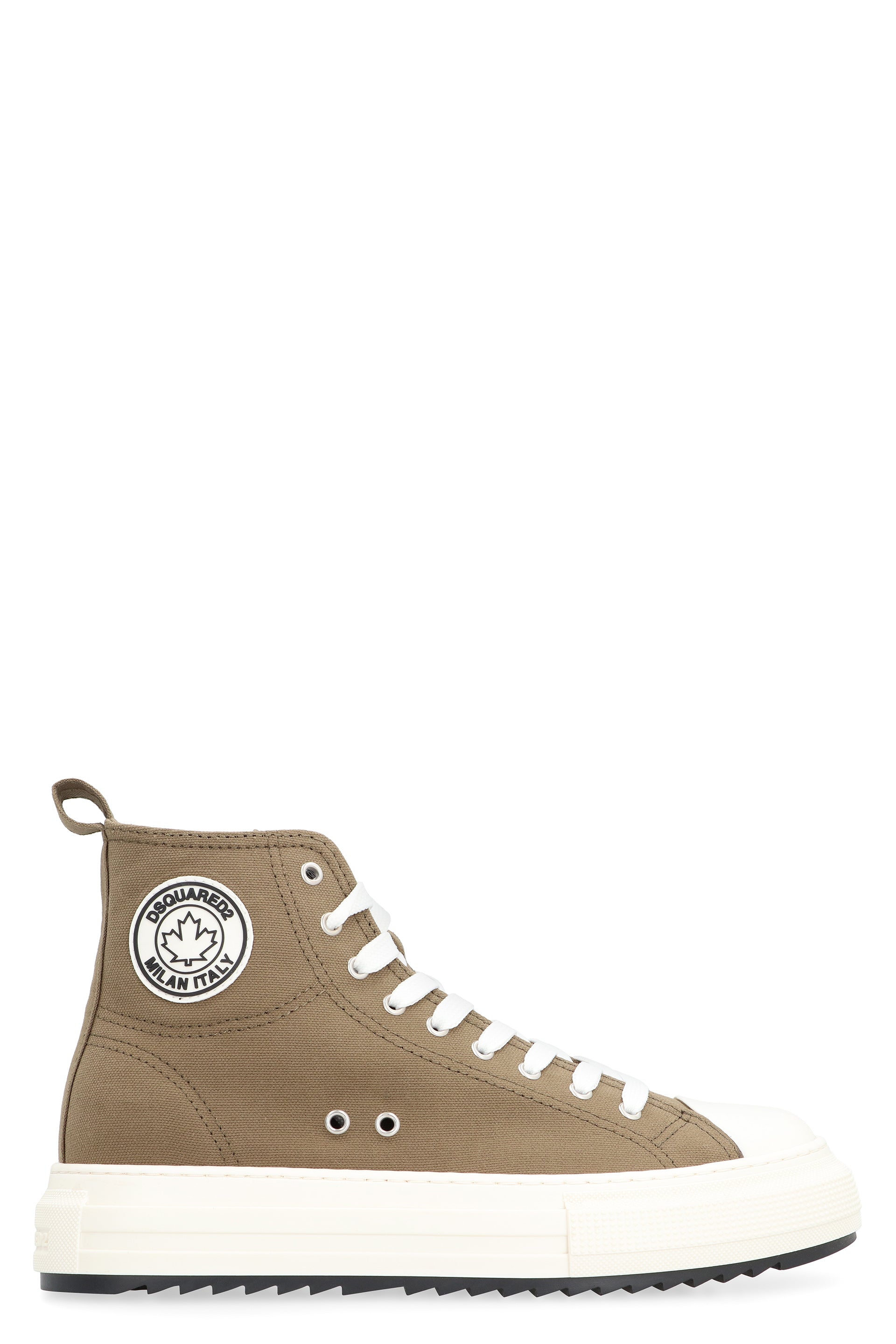 Canvas high-top sneakers