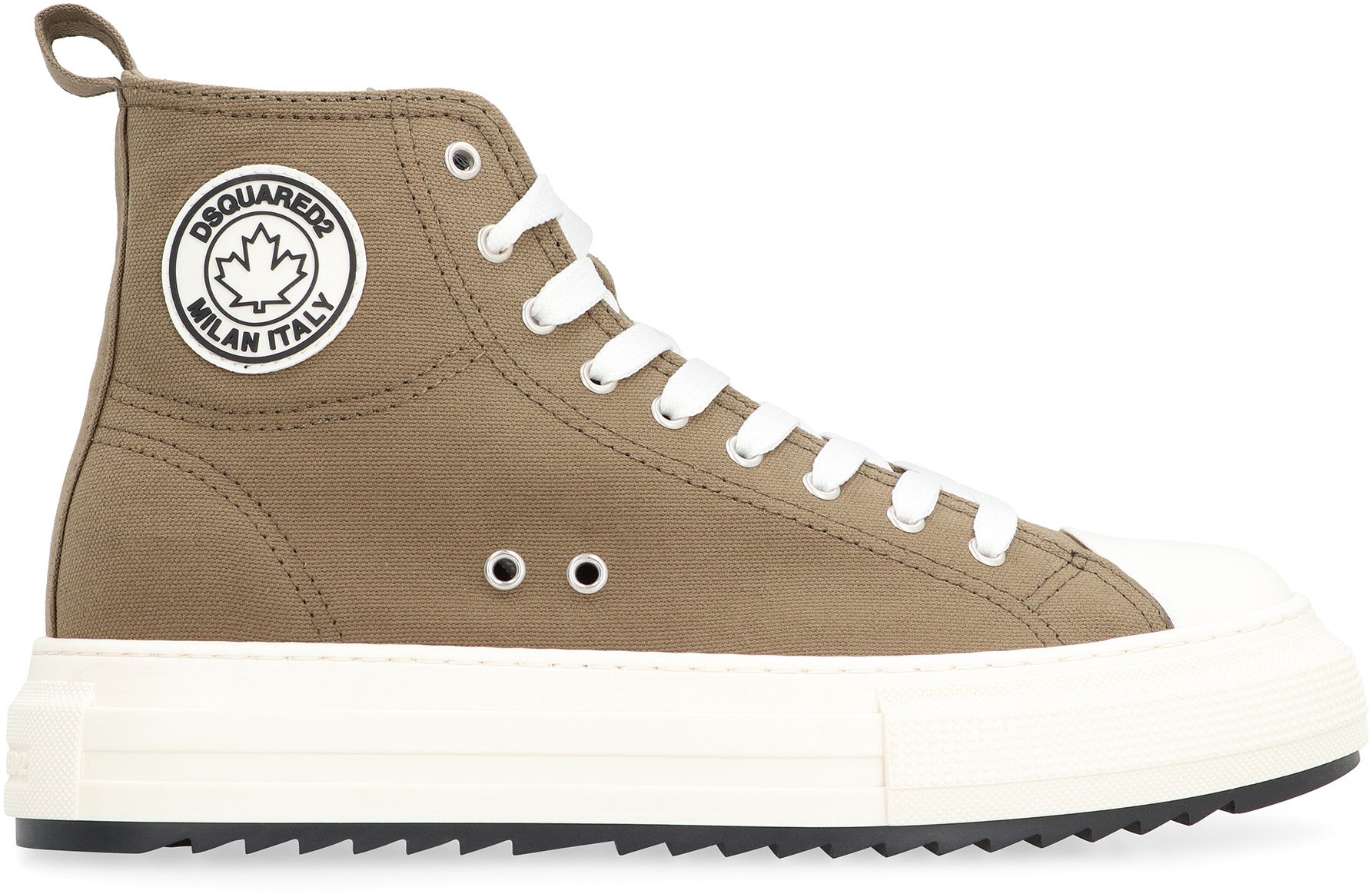 Canvas high-top sneakers