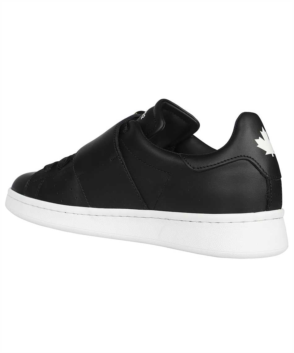 Leather low-top sneakers