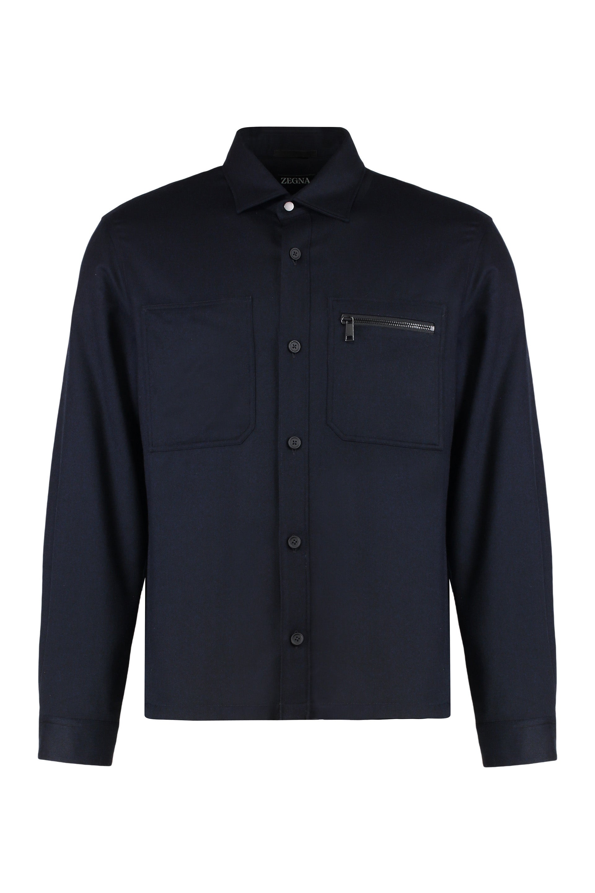 Wool overshirt