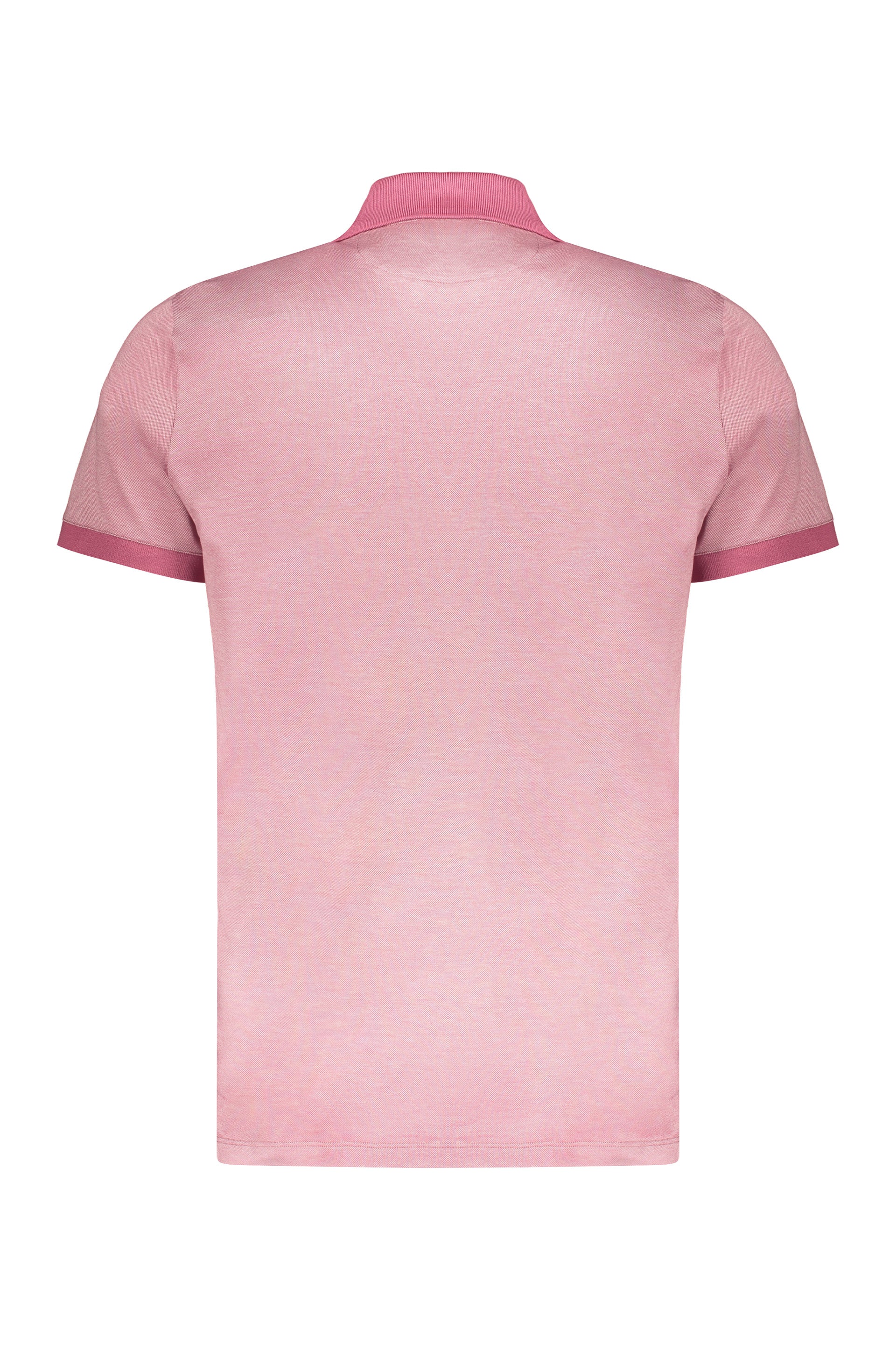 Short sleeve cotton polo shirt