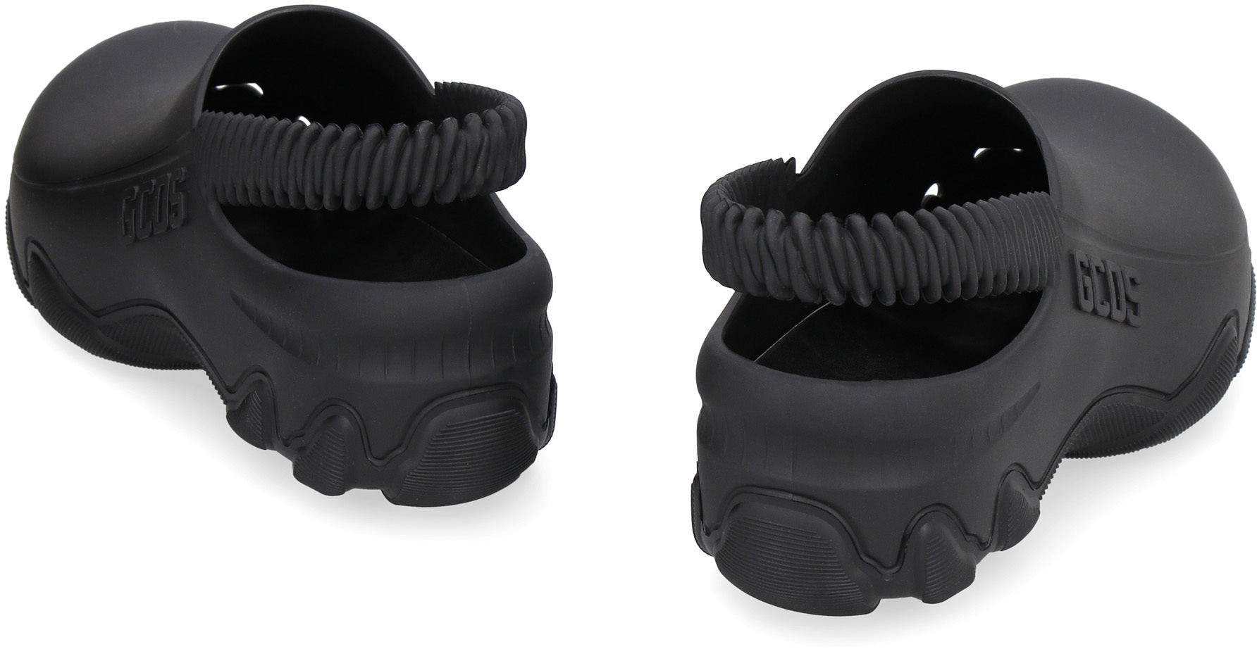 Ibex Logo detail rubber mules