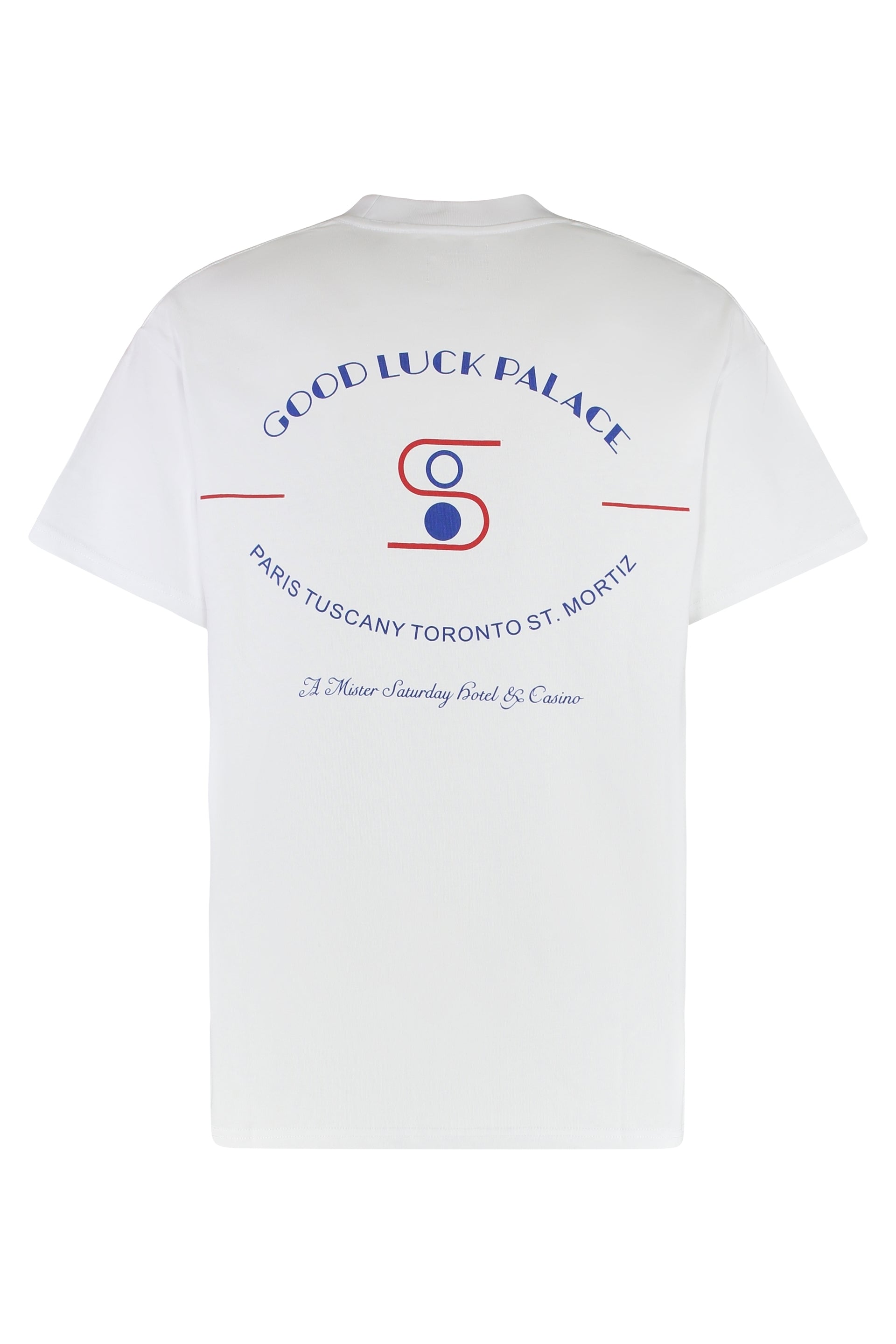 Logo detail cotton track-pants