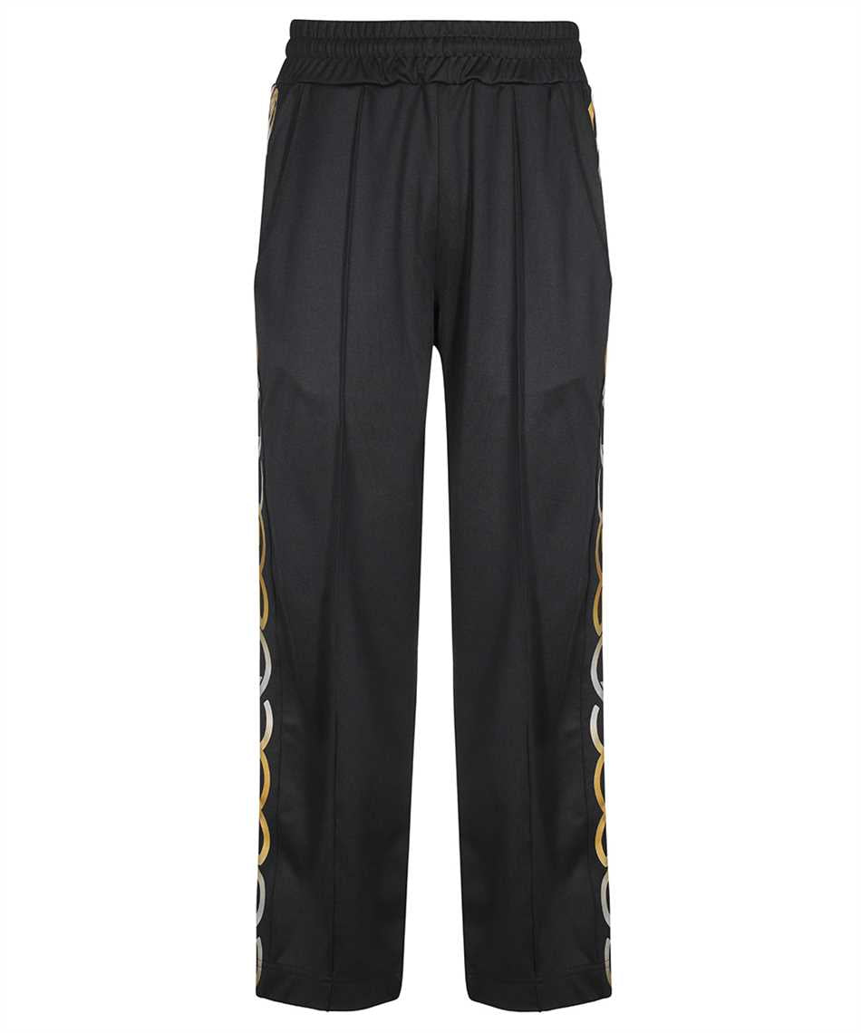 Techno fabric track pants