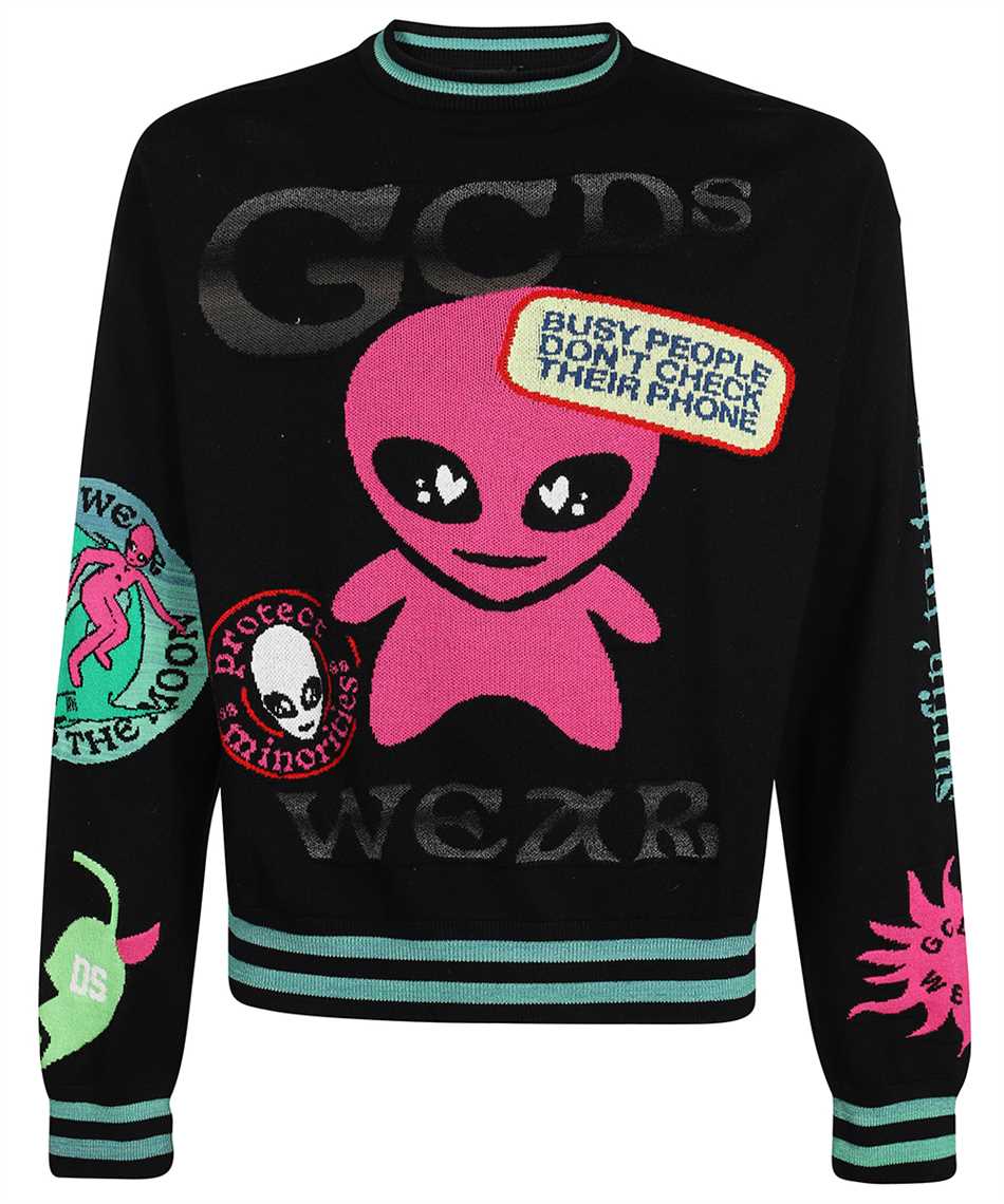 Long sleeve crew-neck sweater