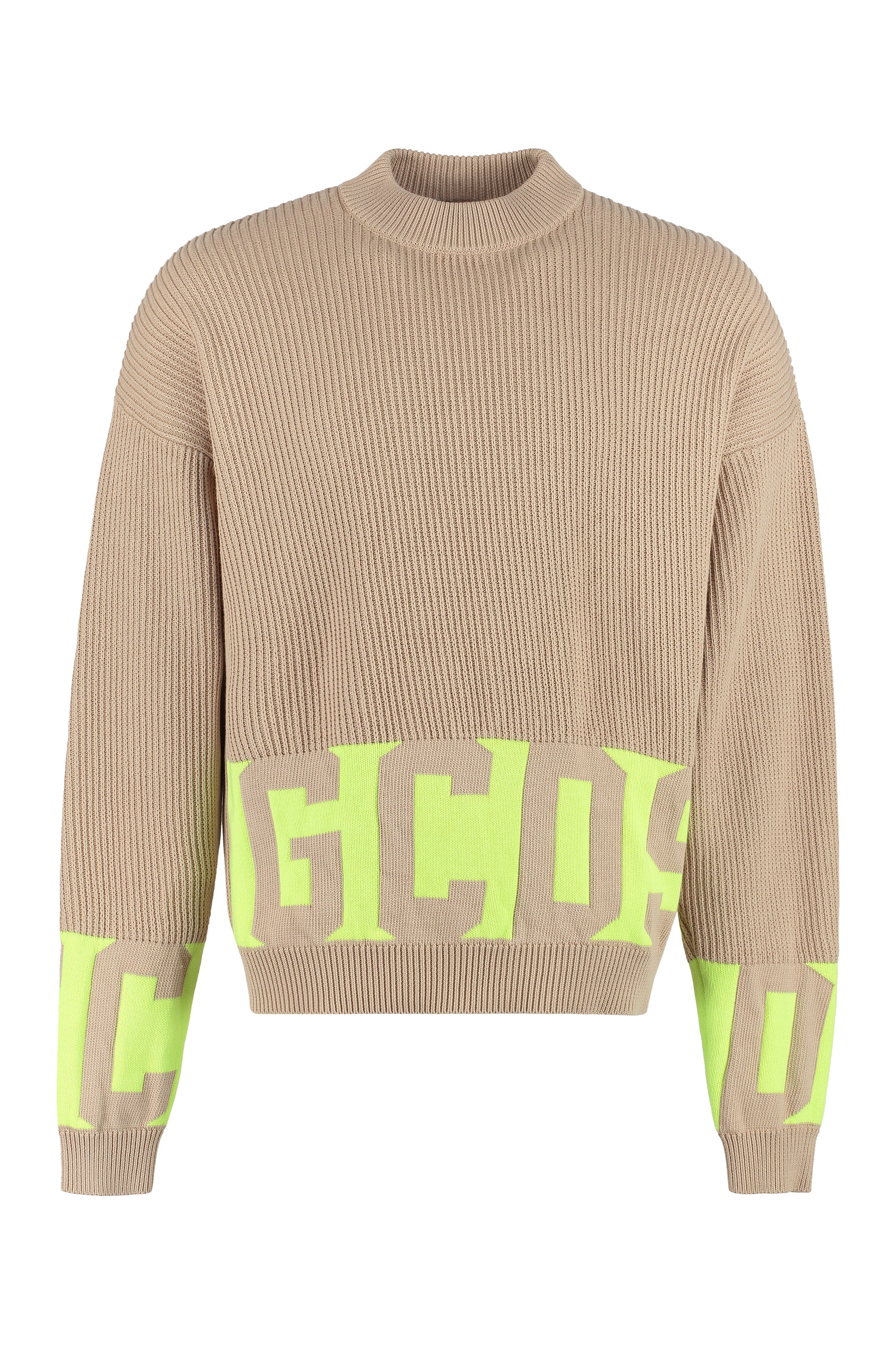 Cotton crew-neck sweater