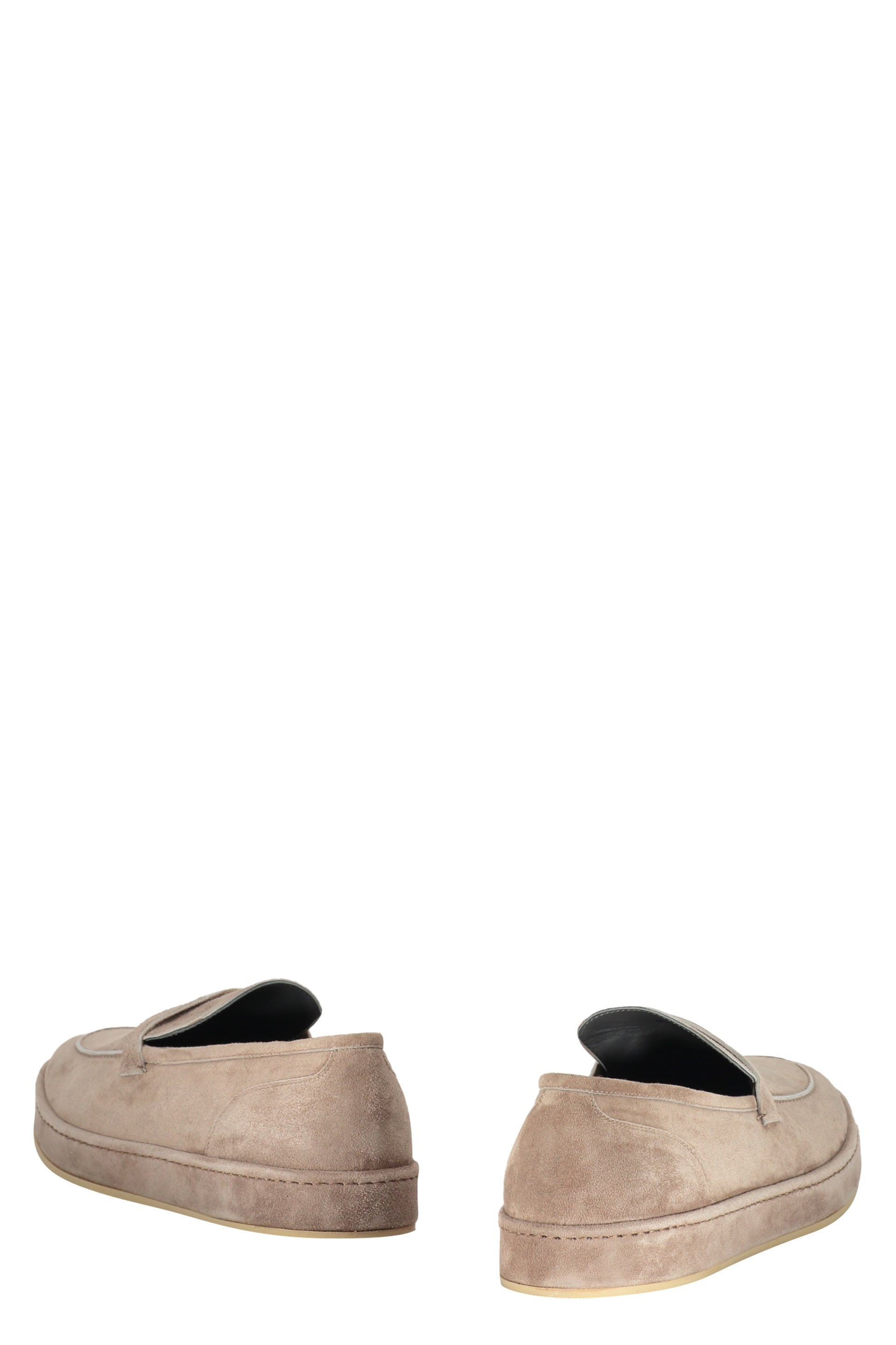 Suede loafers