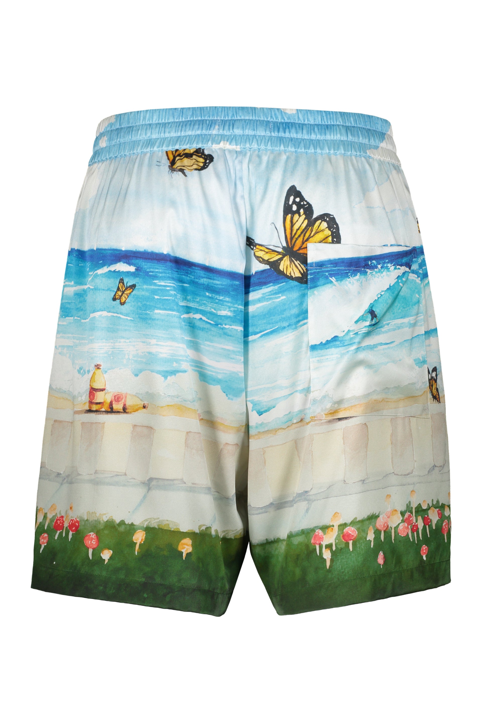 Printed bermuda shorts