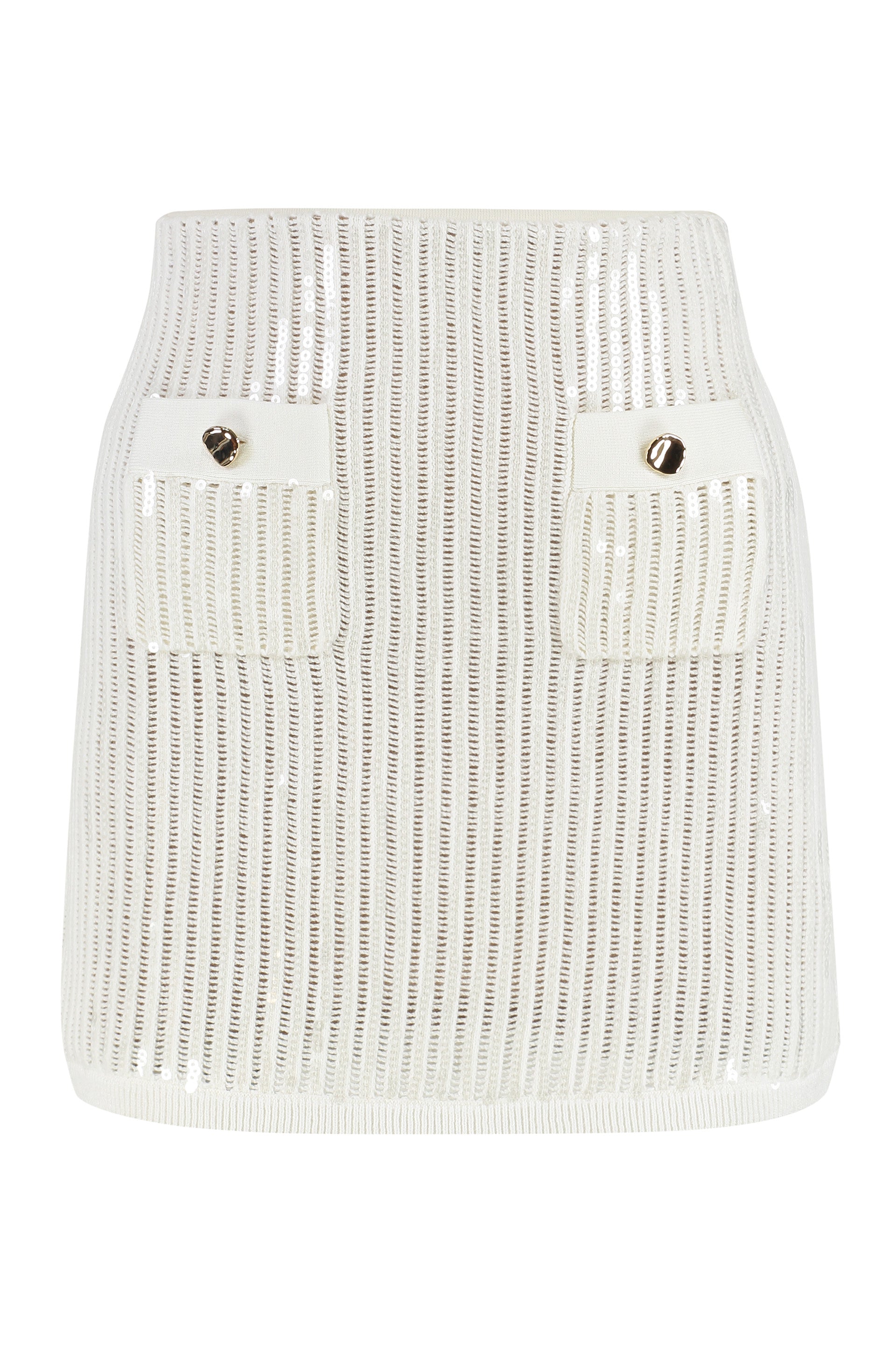 Knitted mini skirt