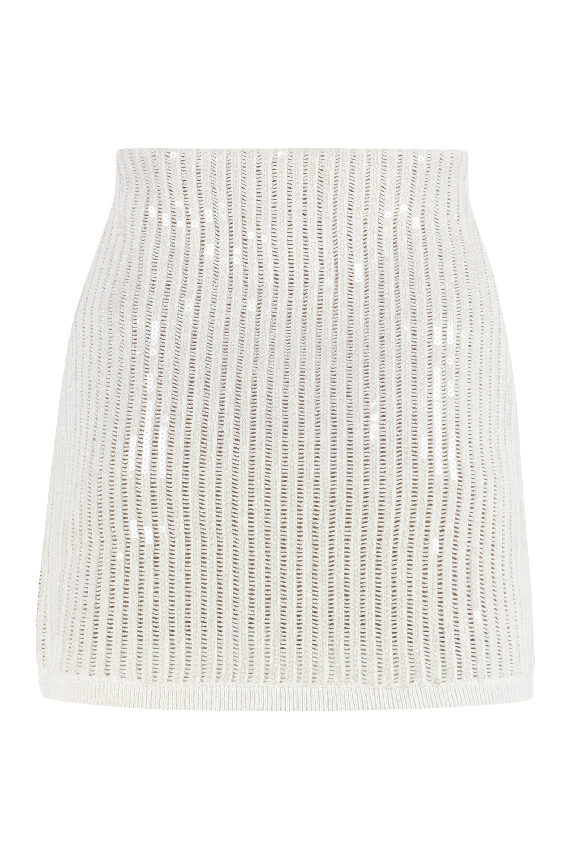 Knitted mini skirt