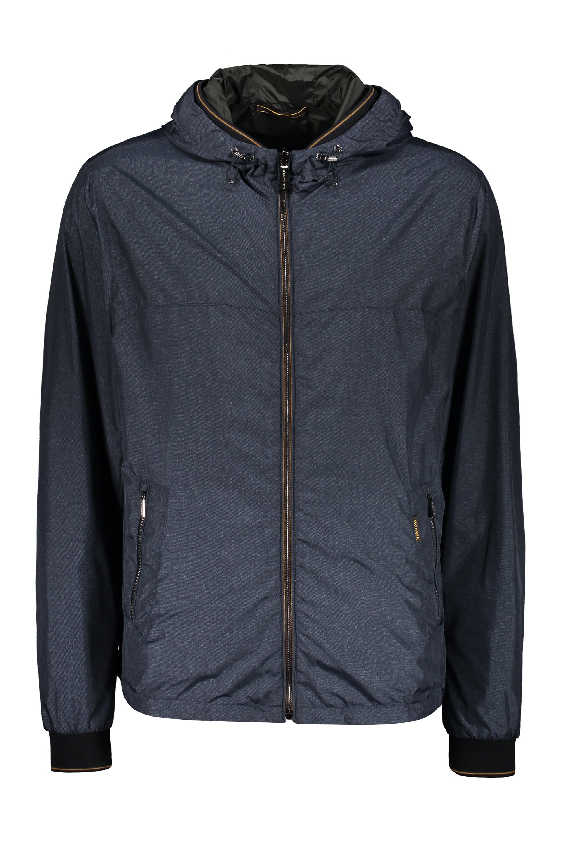 Jacket with zip and hood