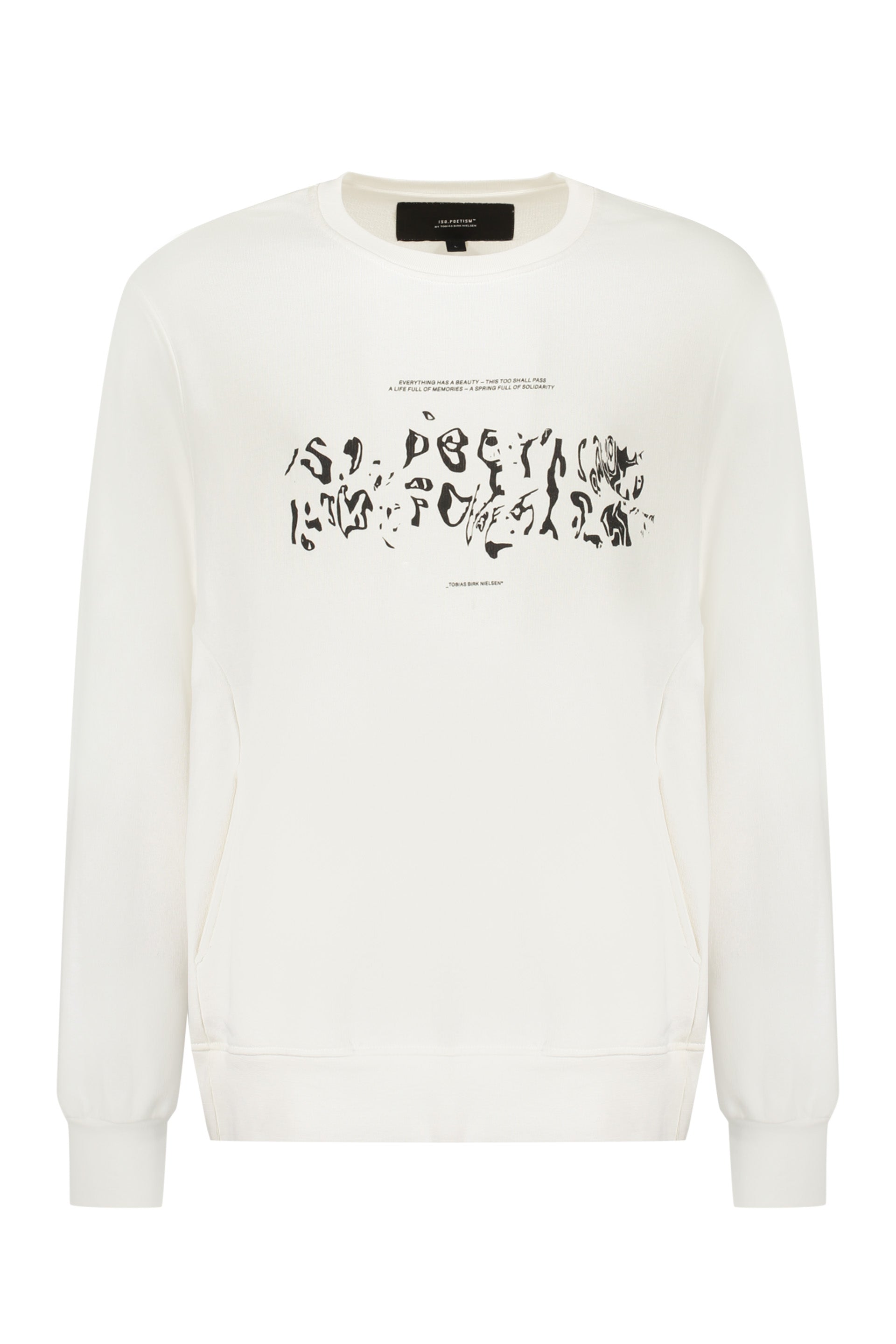 Printed cotton sweatshirt