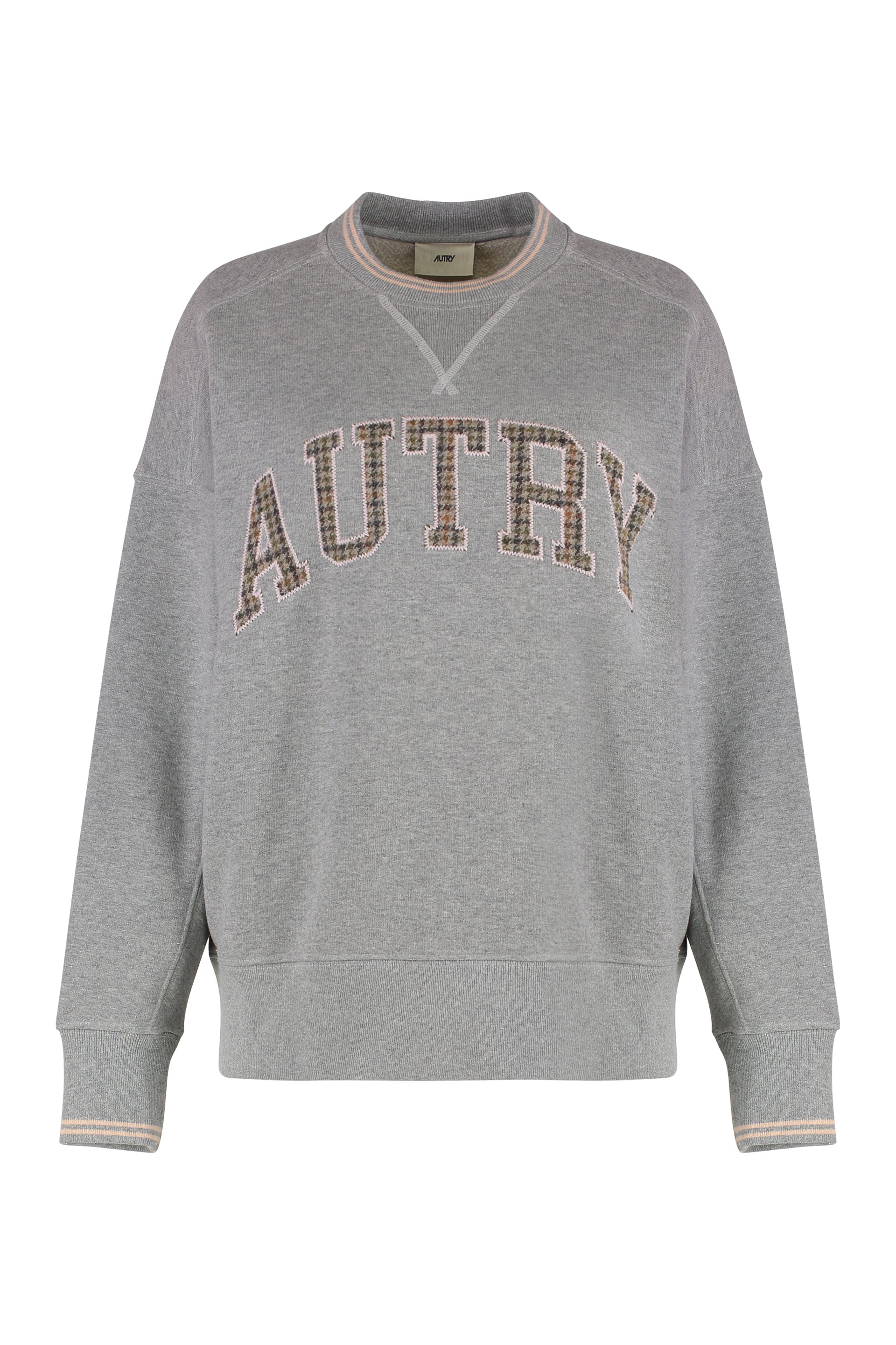 College sweatshirt in cotton with logo