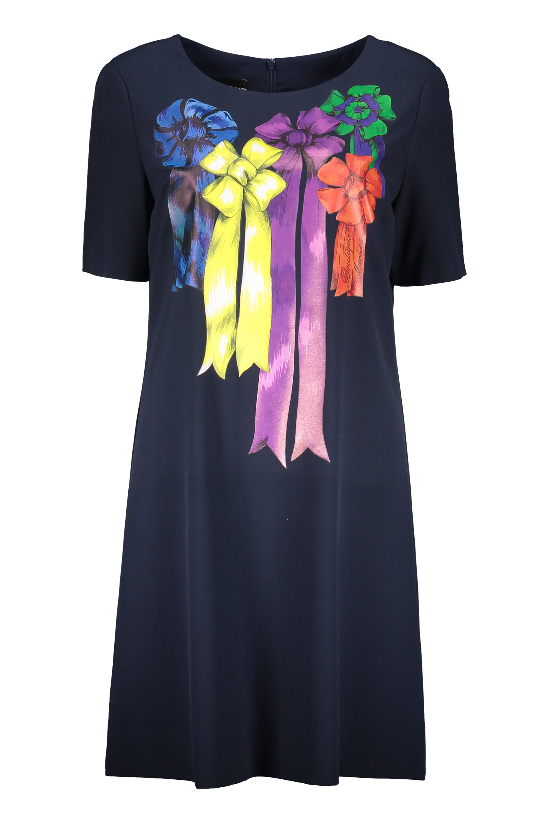Print mini dress