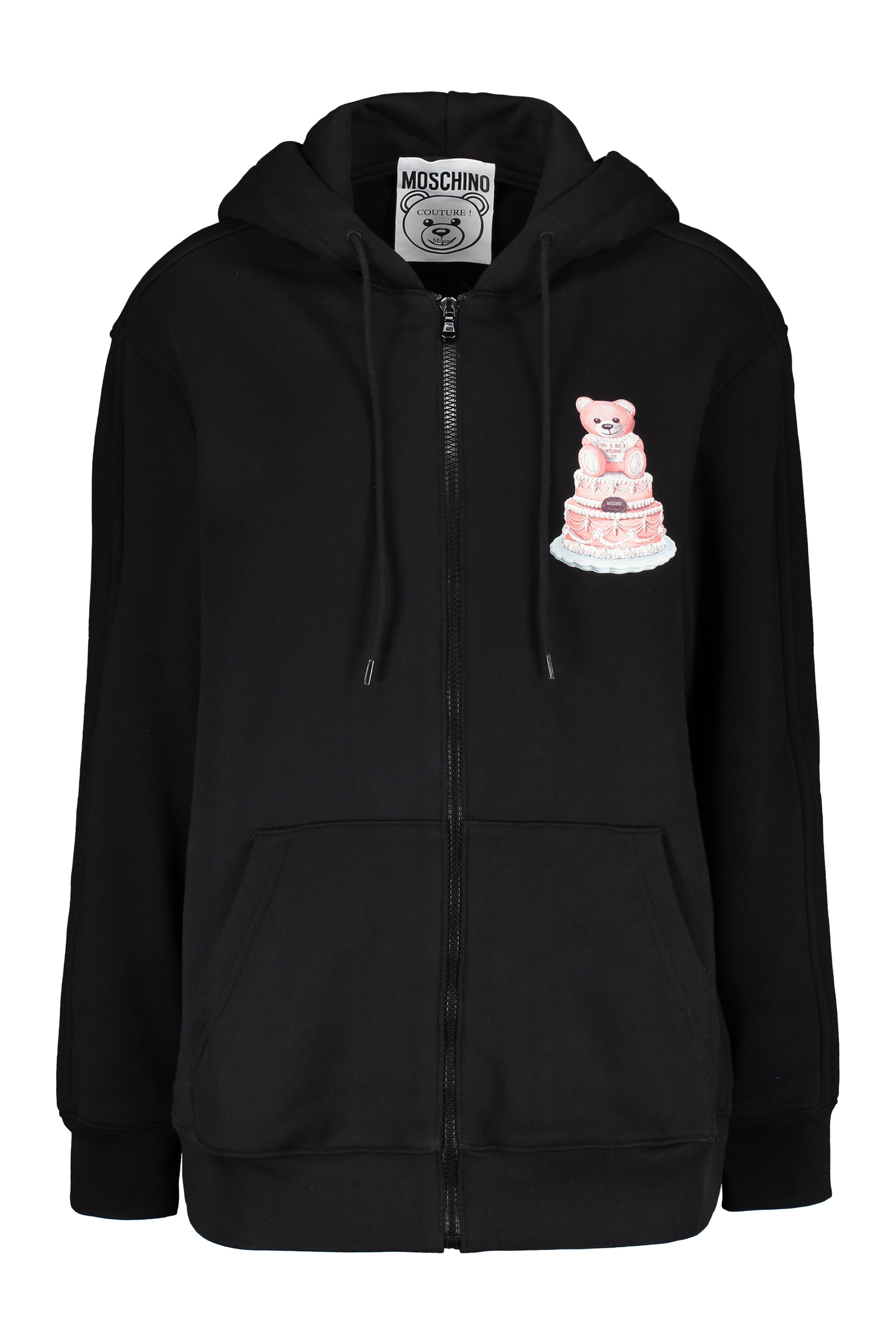 Cotton full zip hoodie