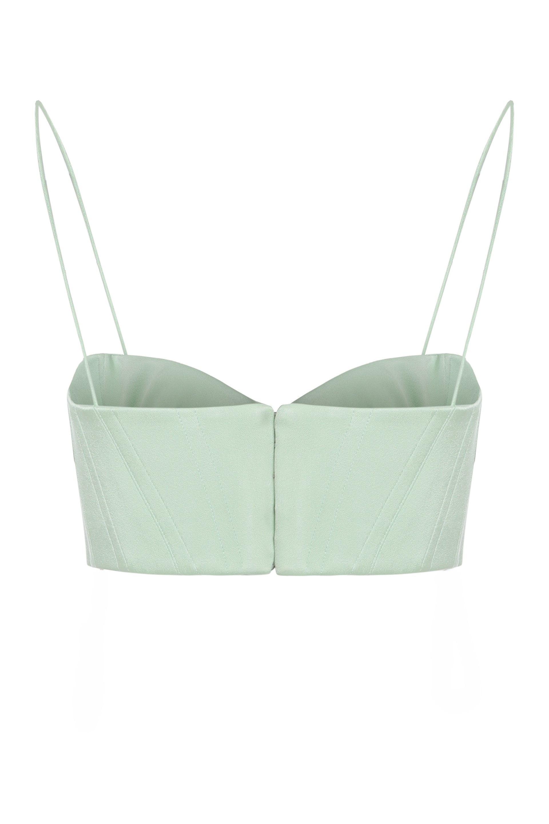 Crop top with thin straps