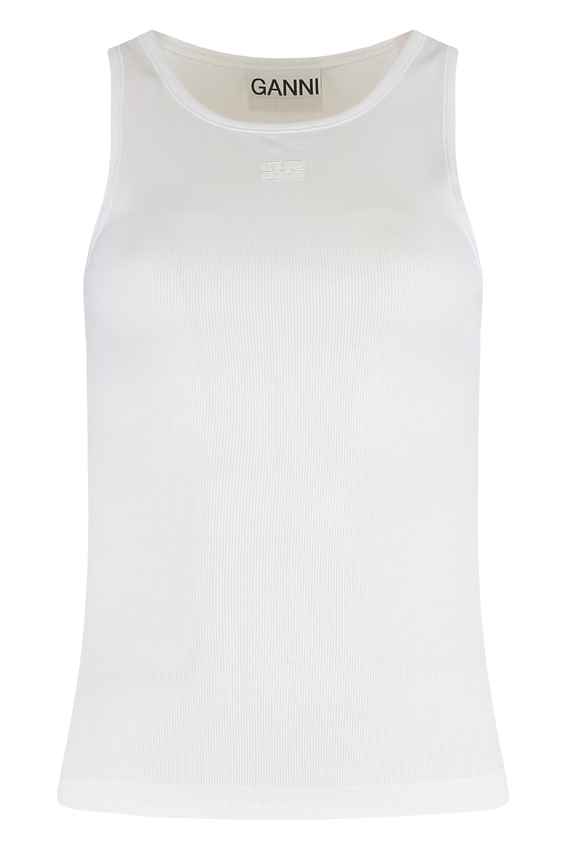 Cotton ribbed tank top