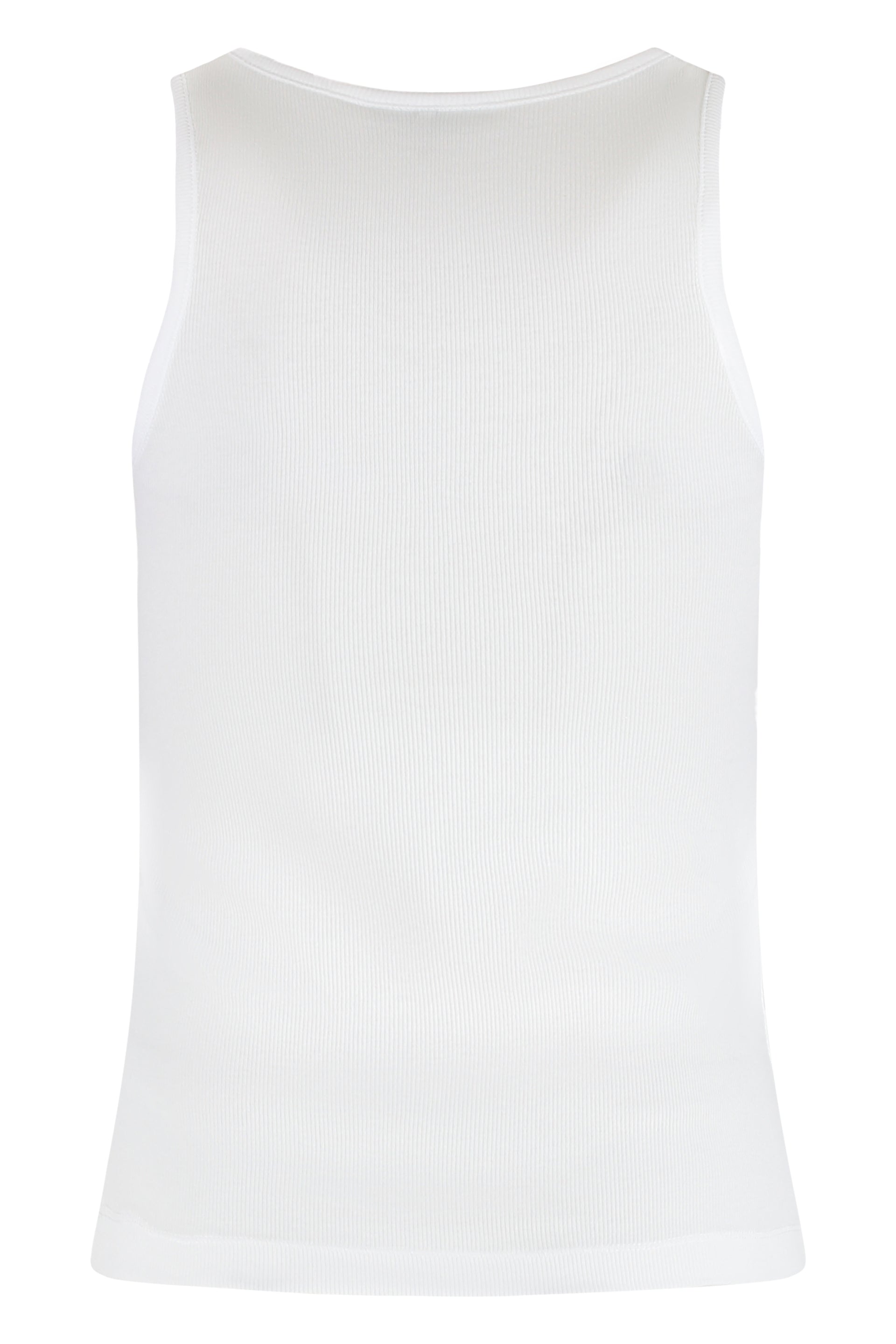 Cotton ribbed tank top