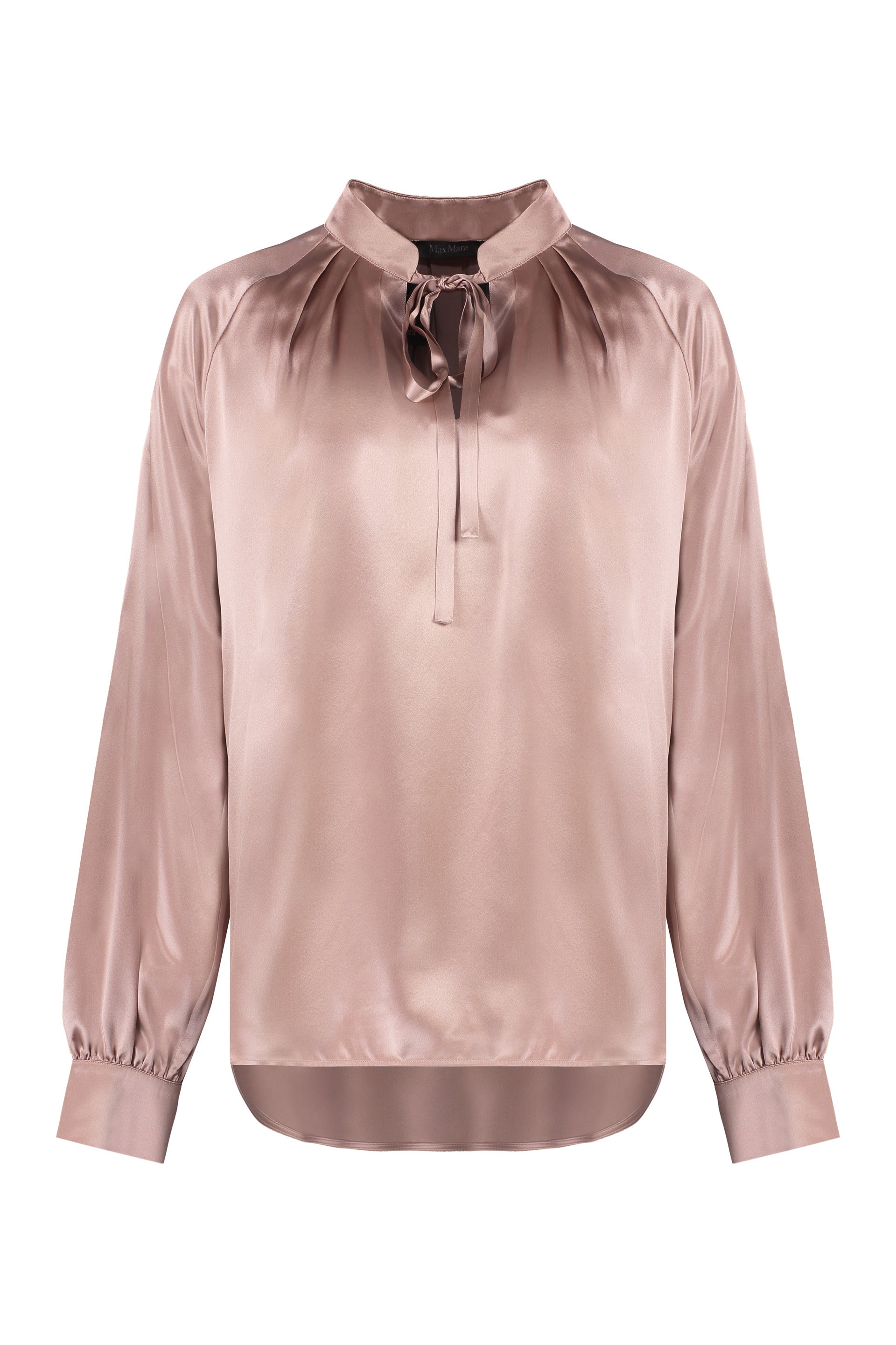 Tamigi Silk blouse with bow