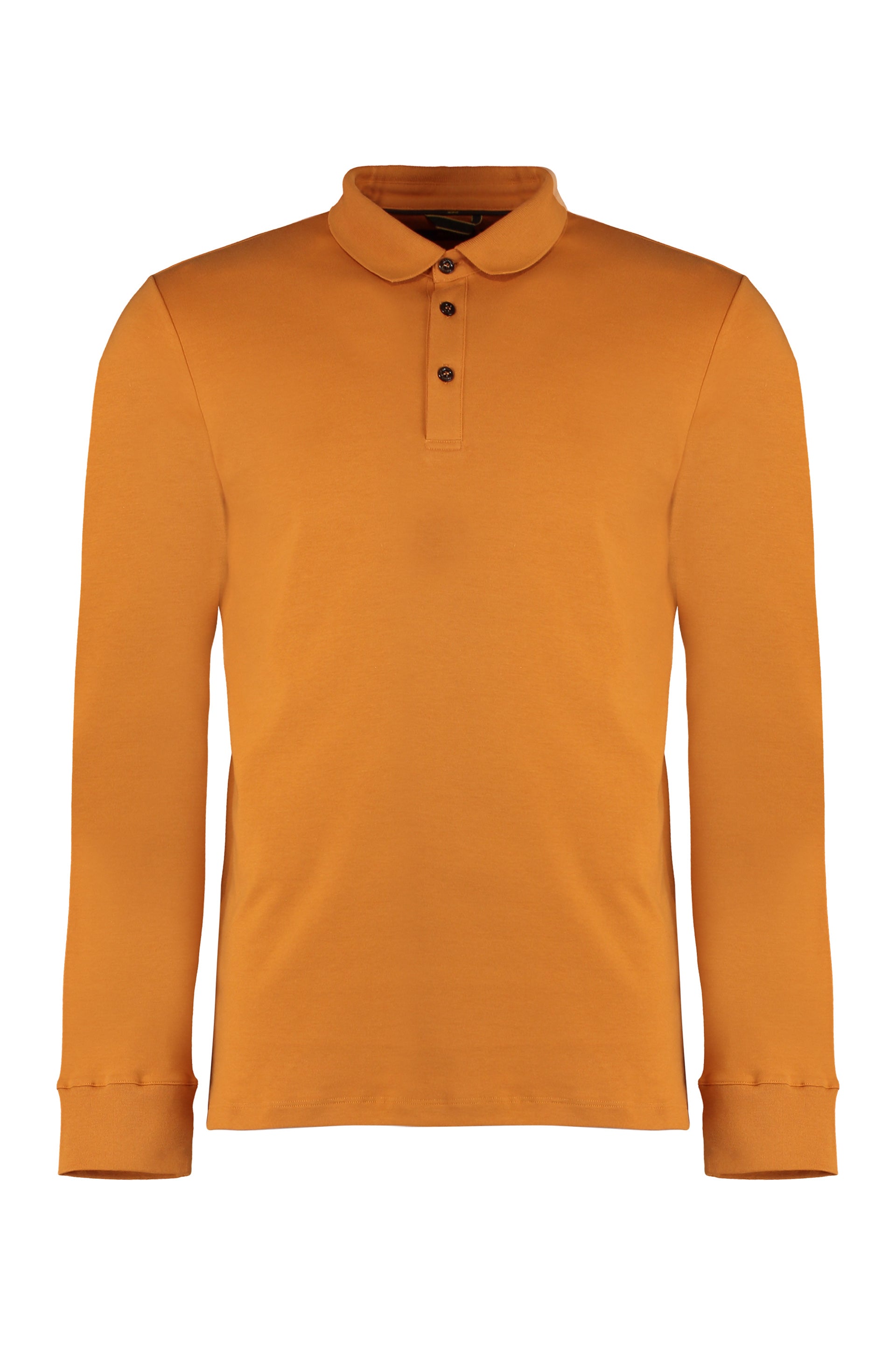 Taranto Long sleeve cotton polo shirt