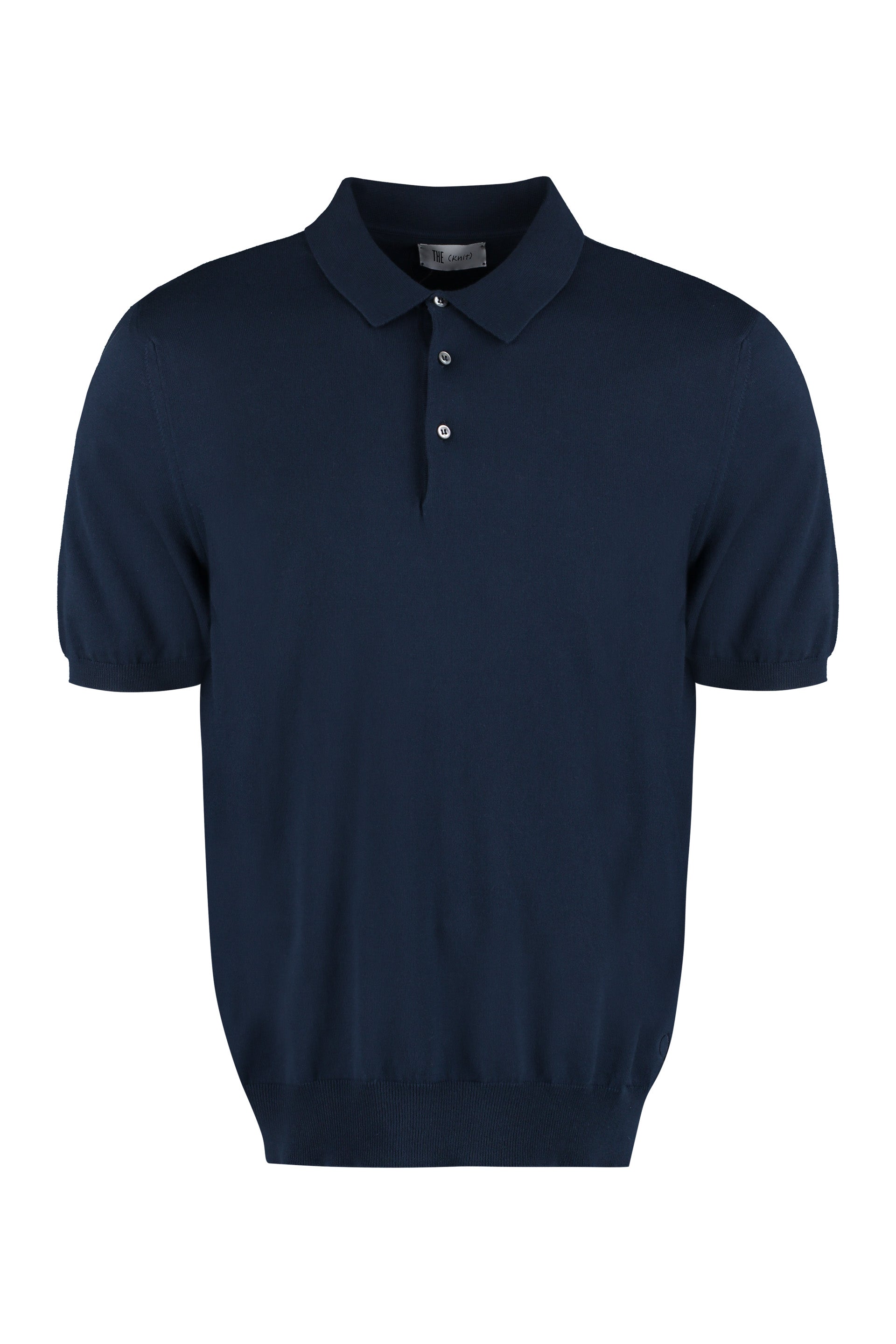 The (Knit) - Cotton knit polo shirt