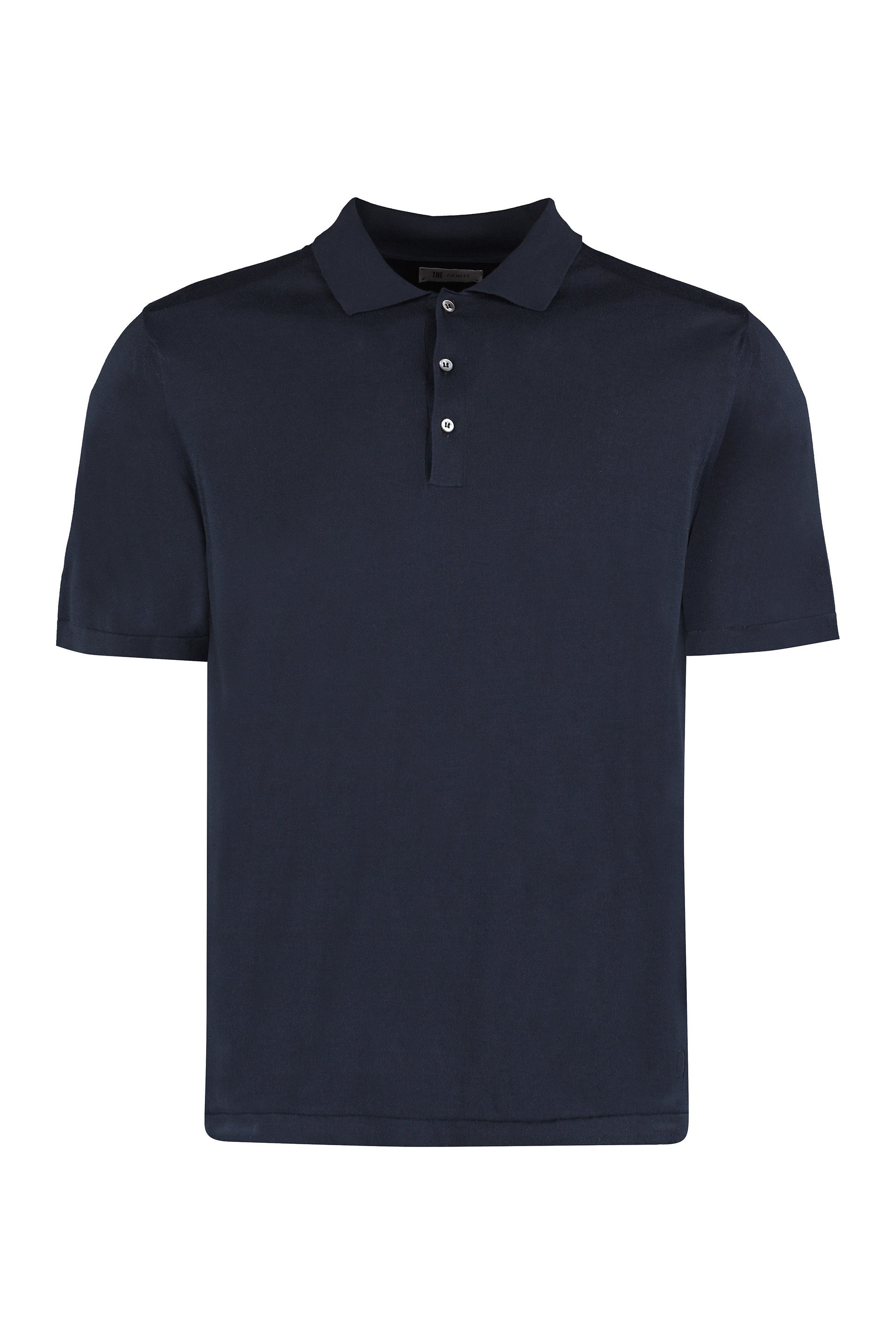 The (Knit) - Cotton knit polo shirt