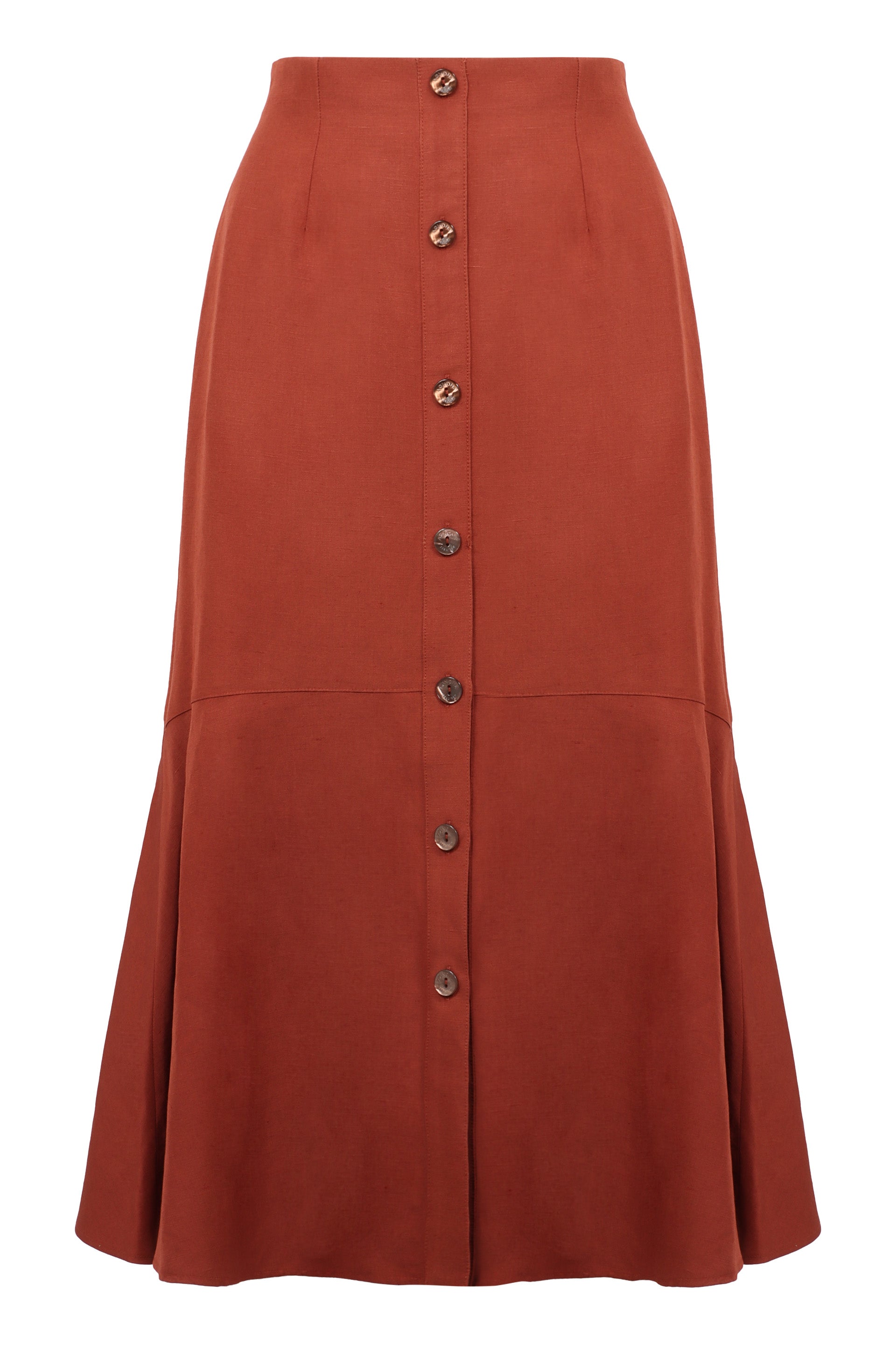 A-line midi skirt