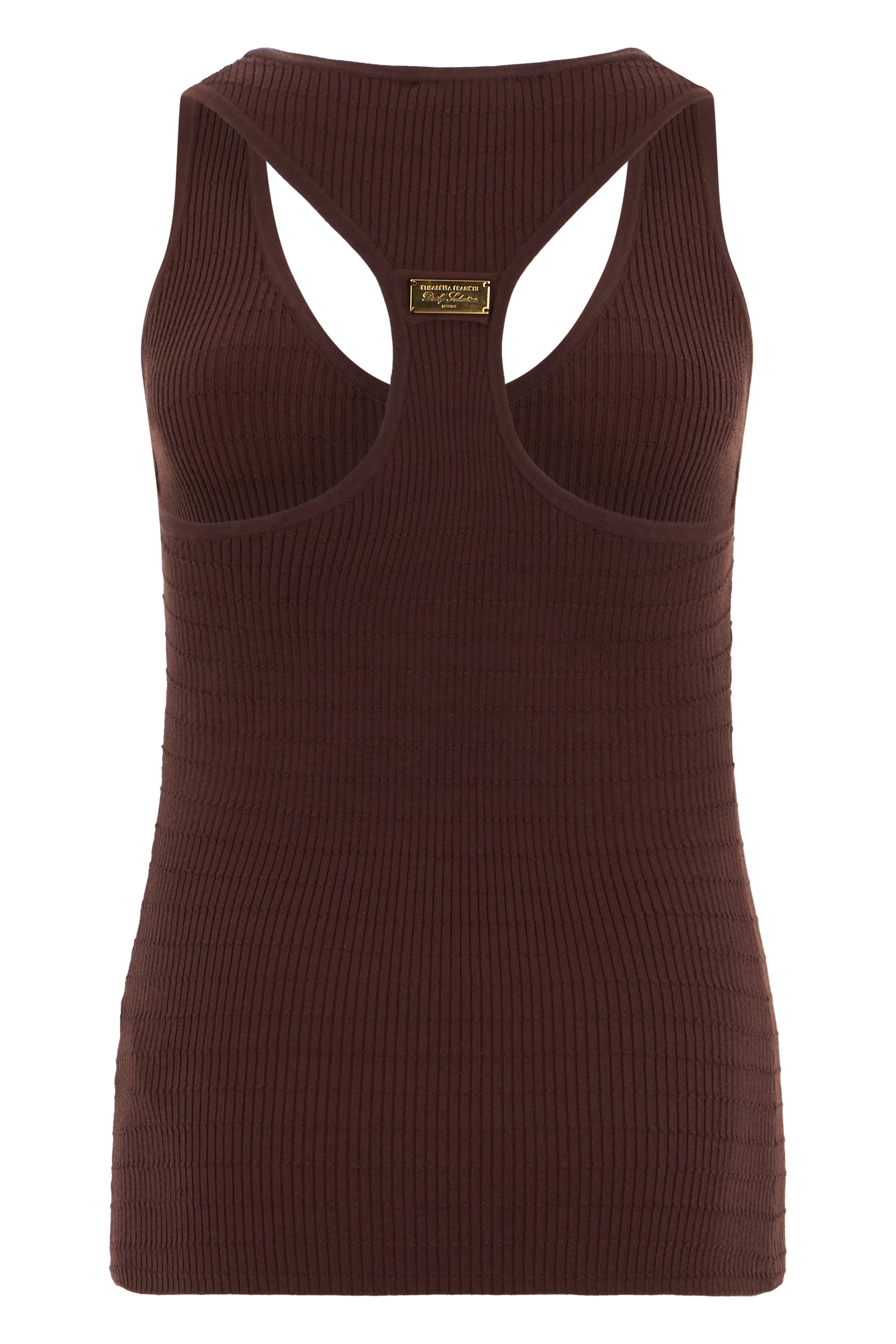 Sleeveless ribbed top