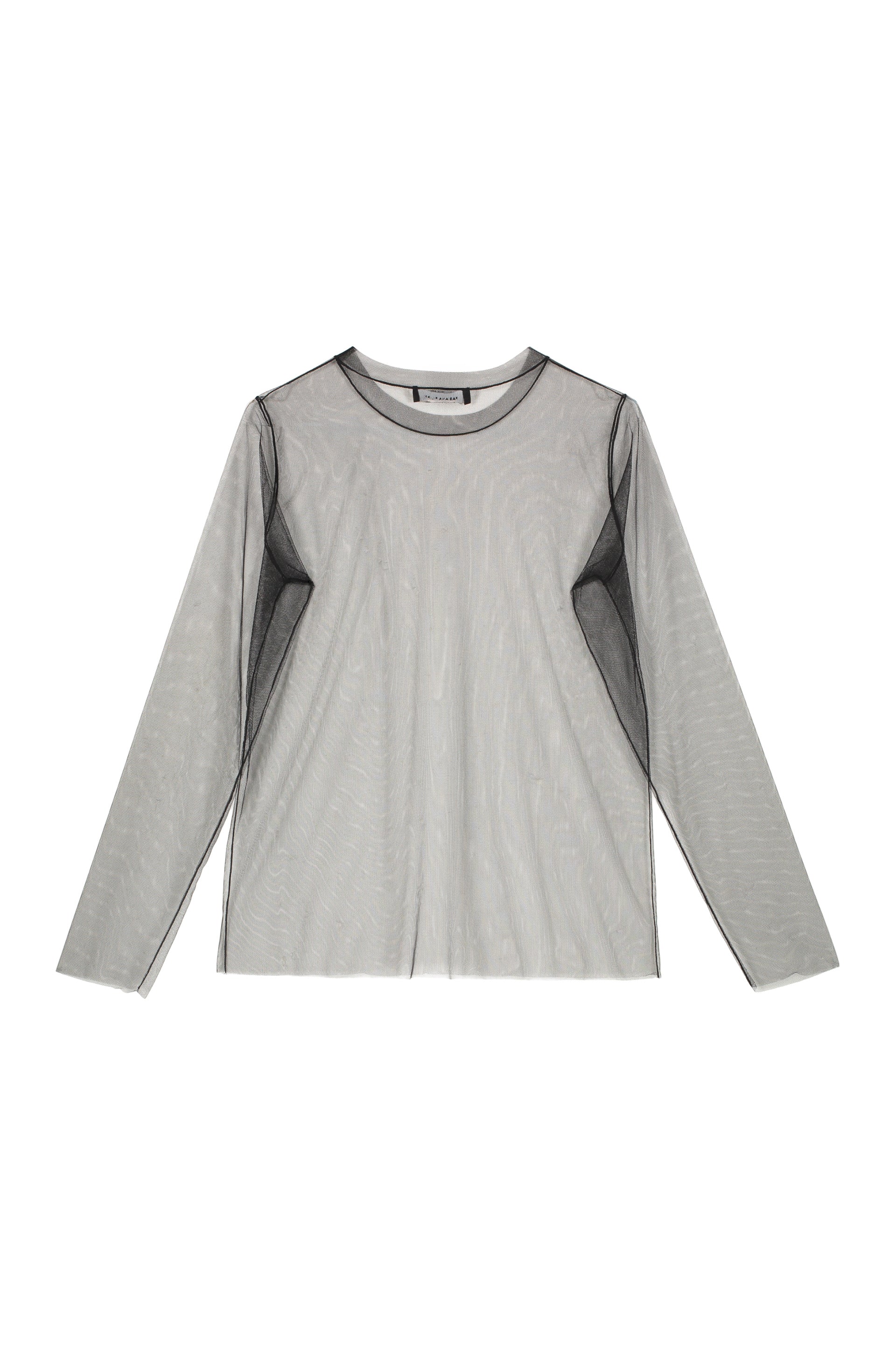 Long sleeve mesh top