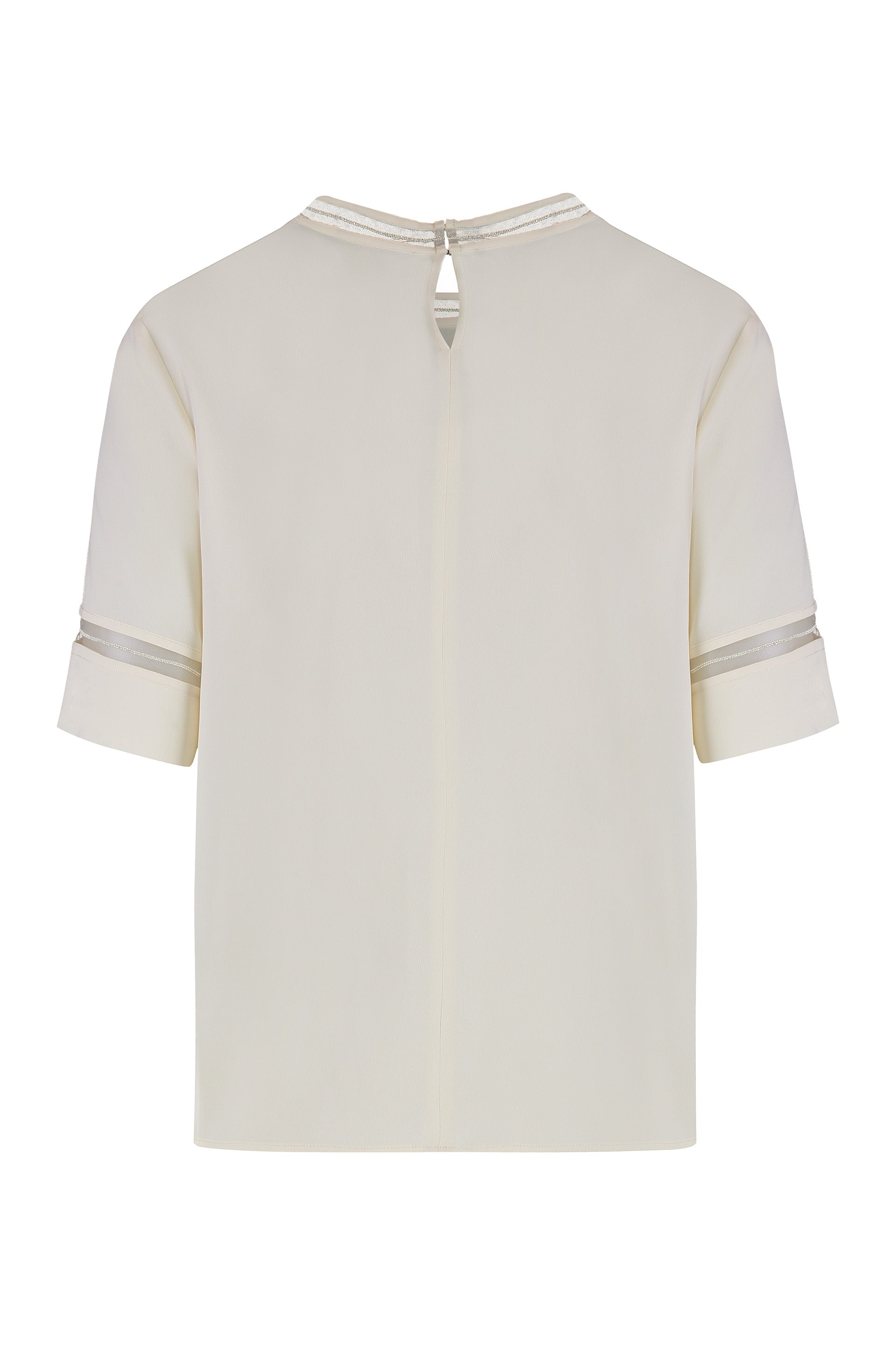 Top in crêpe de chine