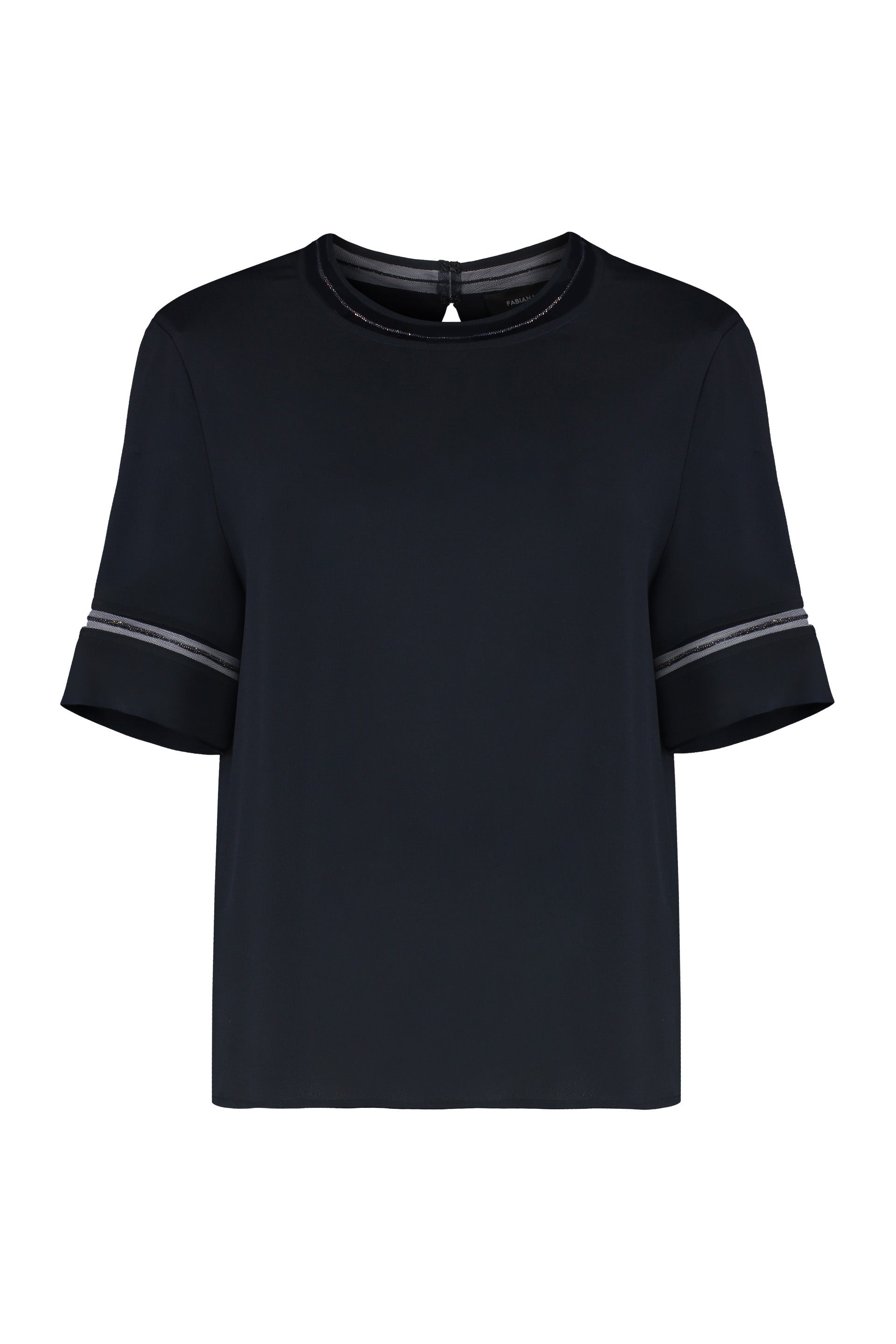 Top in crêpe de chine